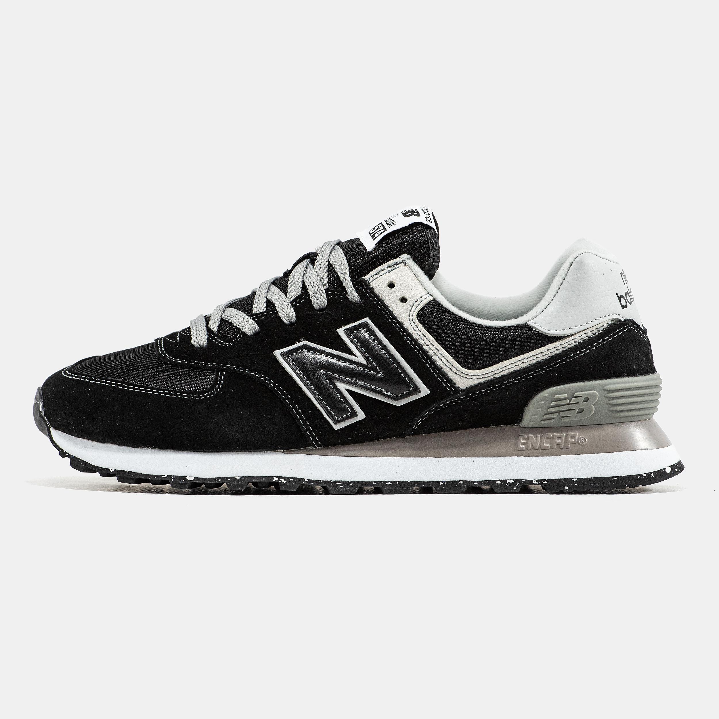 New Balance 574 Triple Contrast Black
