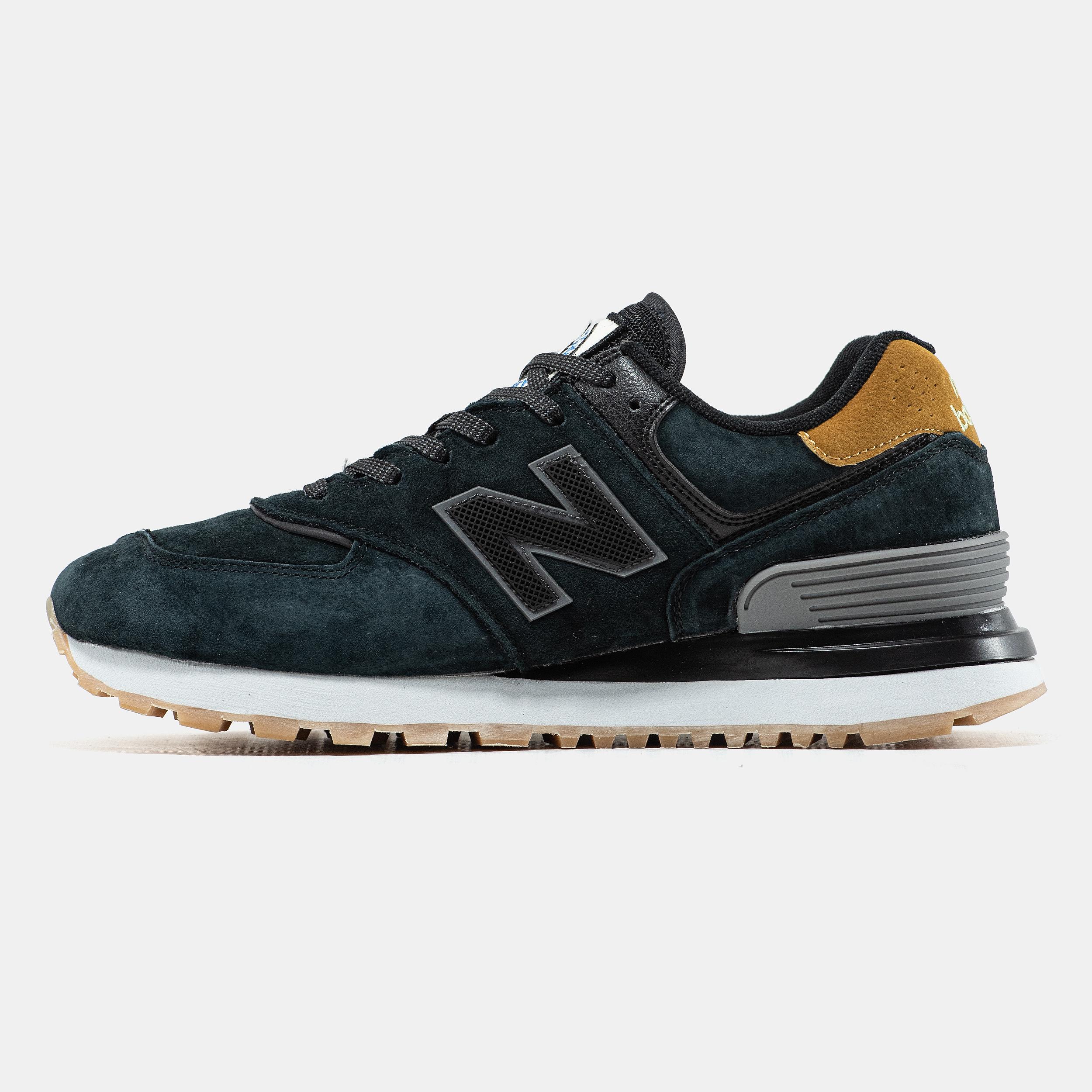 New Balance 574 Stone Island Dark Green Mustard - изображение 2