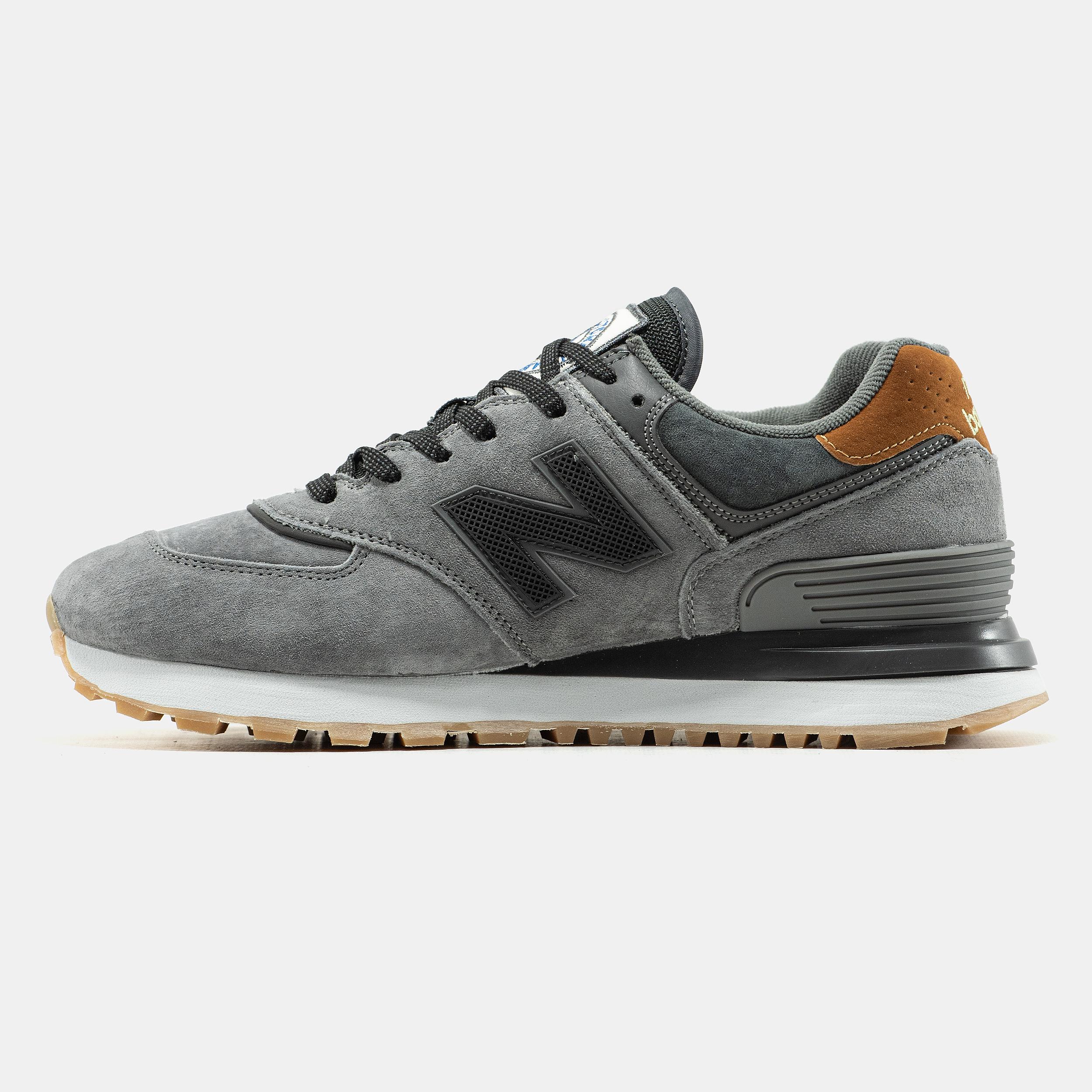 New Balance 574 Stone Island Grey Brown - изображение 2