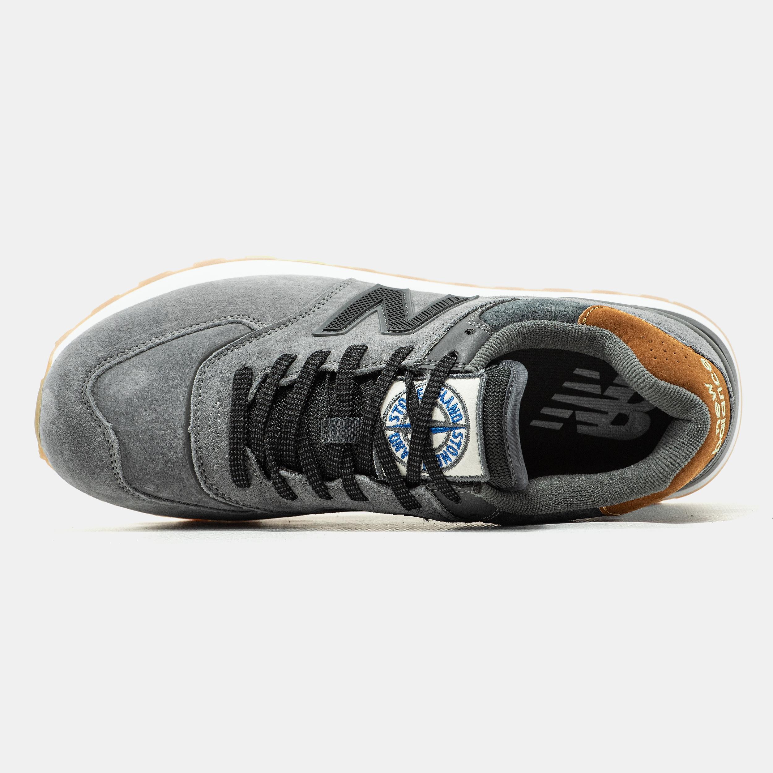 New Balance 574 Stone Island Grey Brown - изображение 3