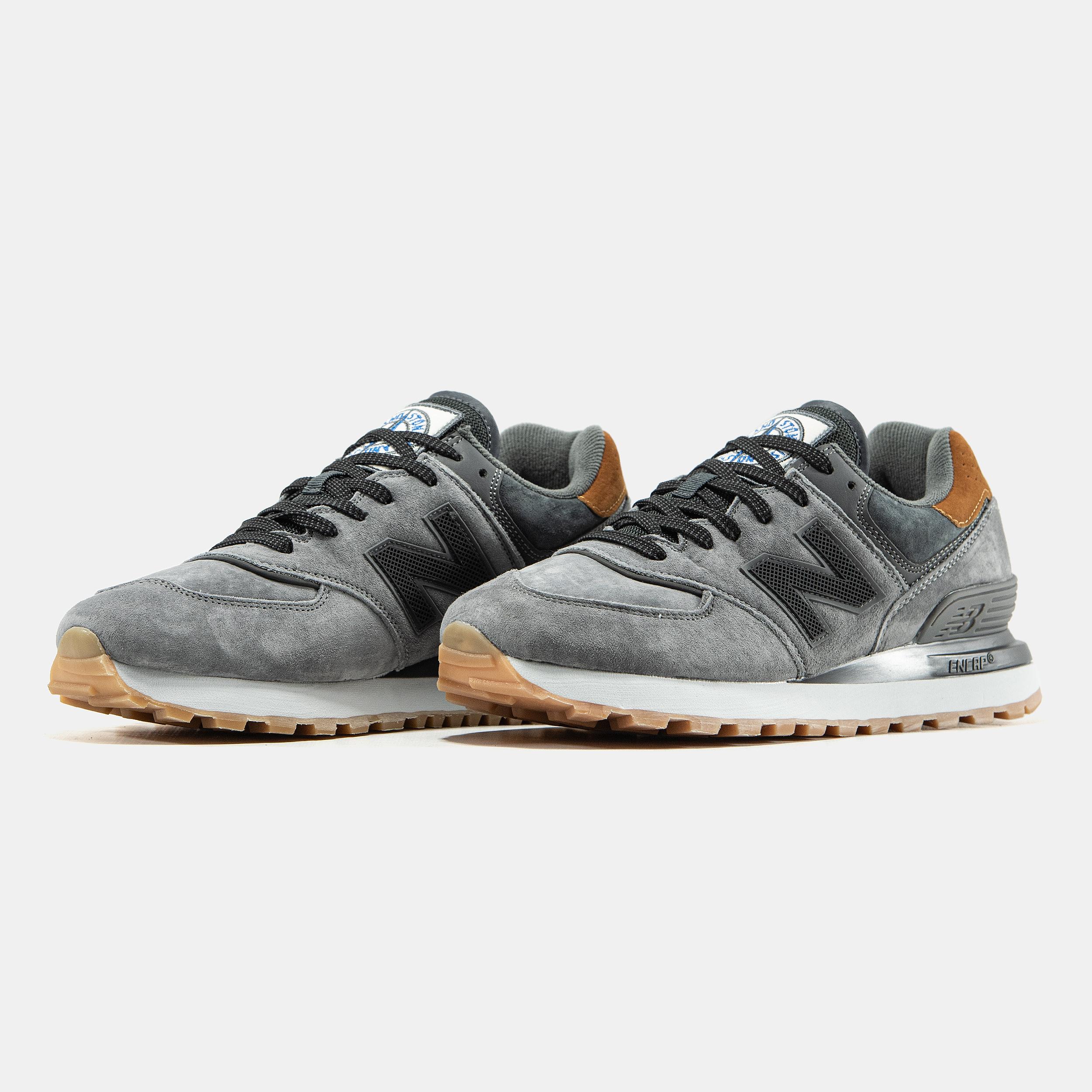 New Balance 574 Stone Island Grey Brown - изображение 6