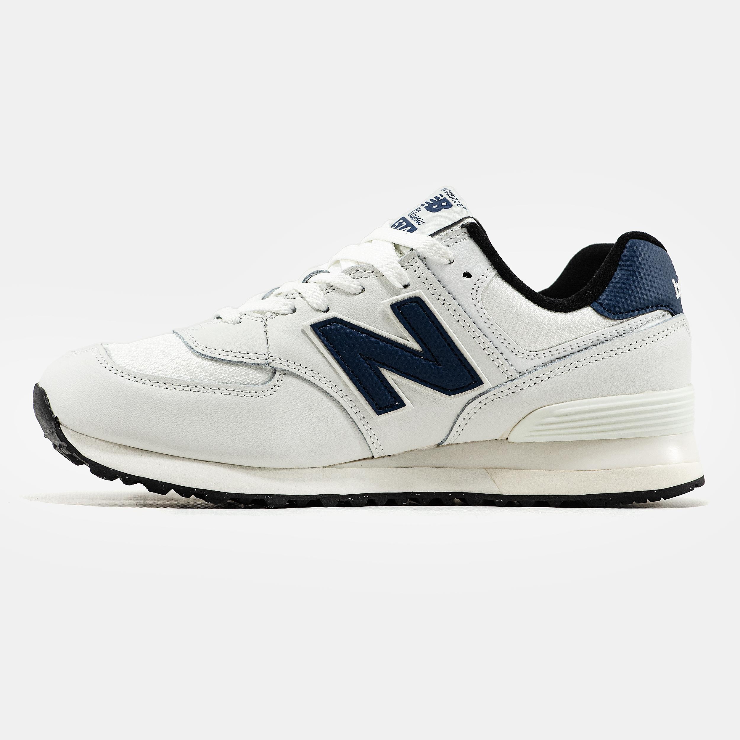 New Balance 574 Cordura White Navy - изображение 2