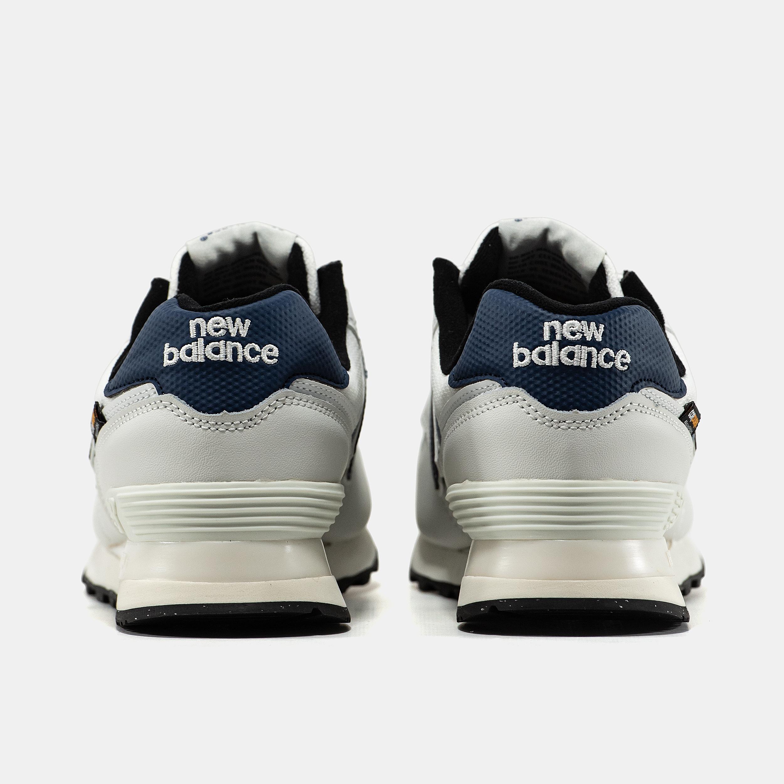 New Balance 574 Cordura White Navy - изображение 5