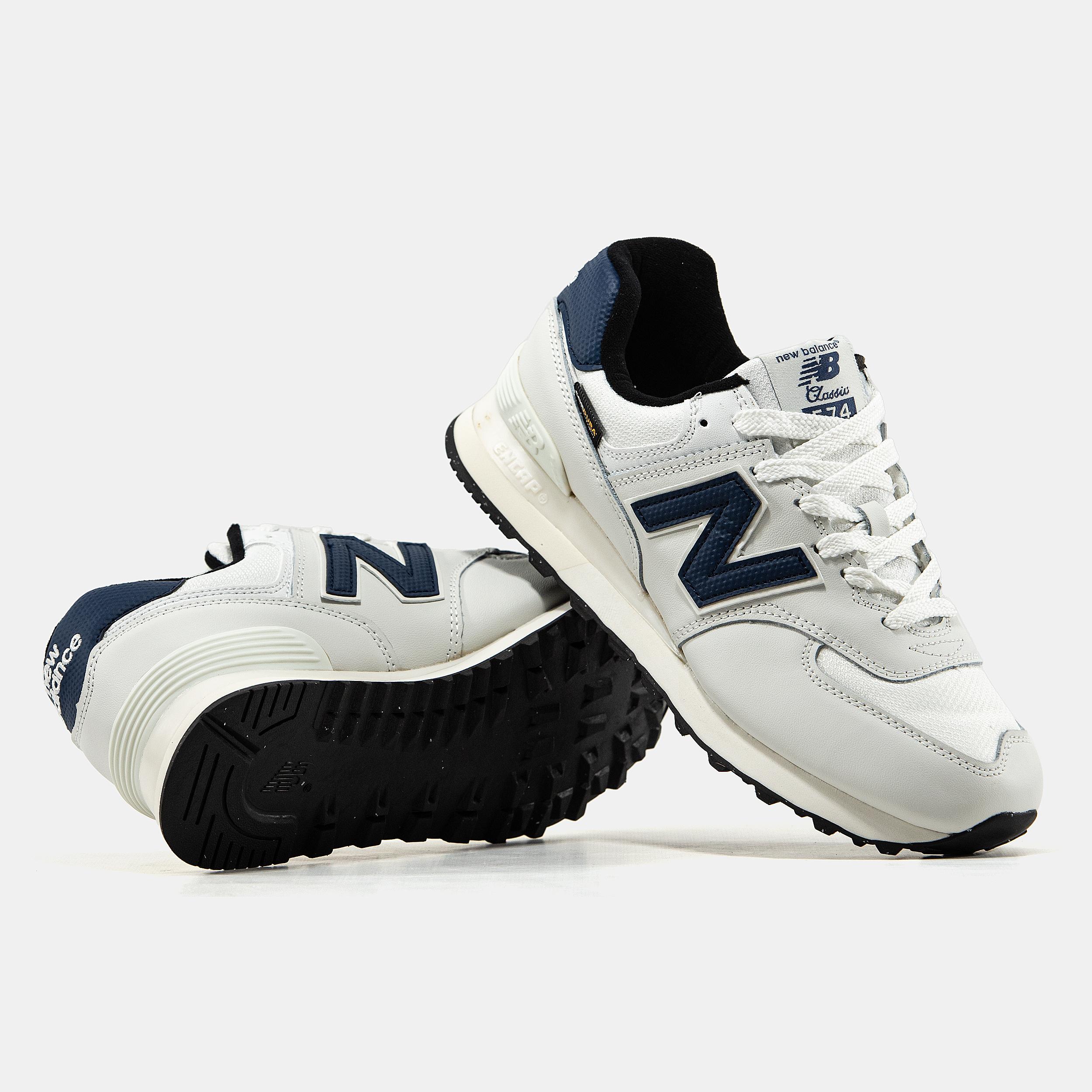 New Balance 574 Cordura White Navy - изображение 7