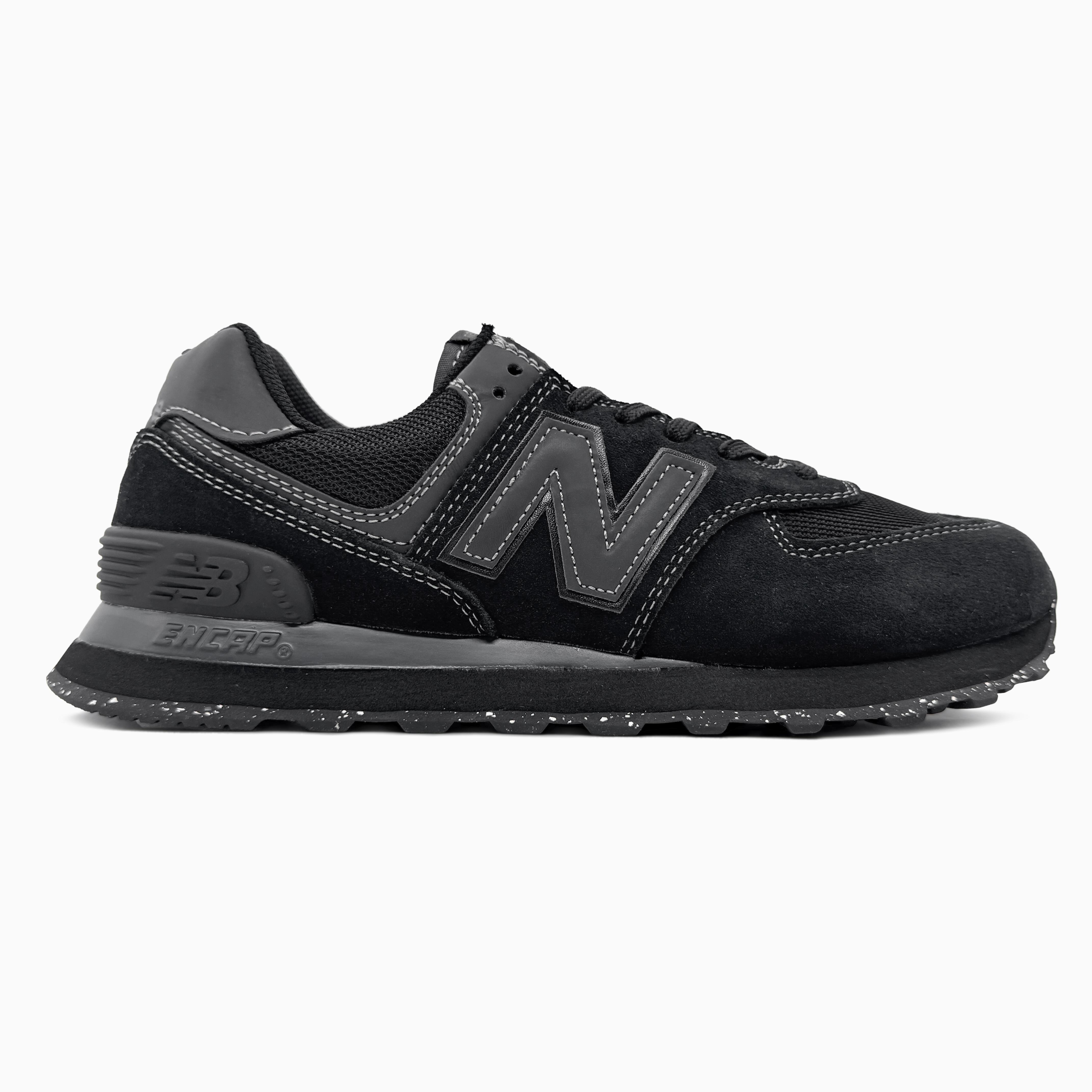 New Balance 574 Full Black - изображение 1