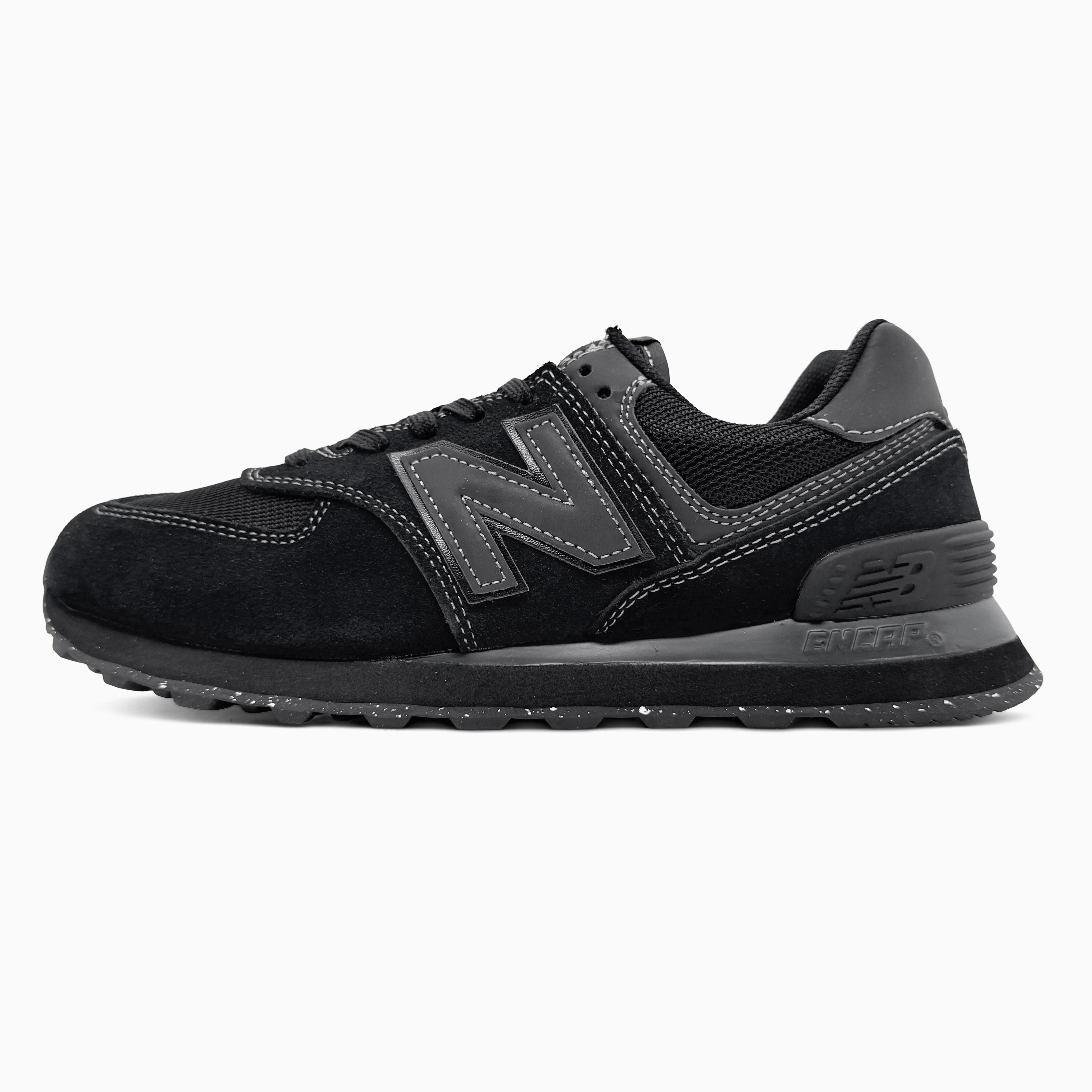 New Balance 574 Full Black - изображение 4