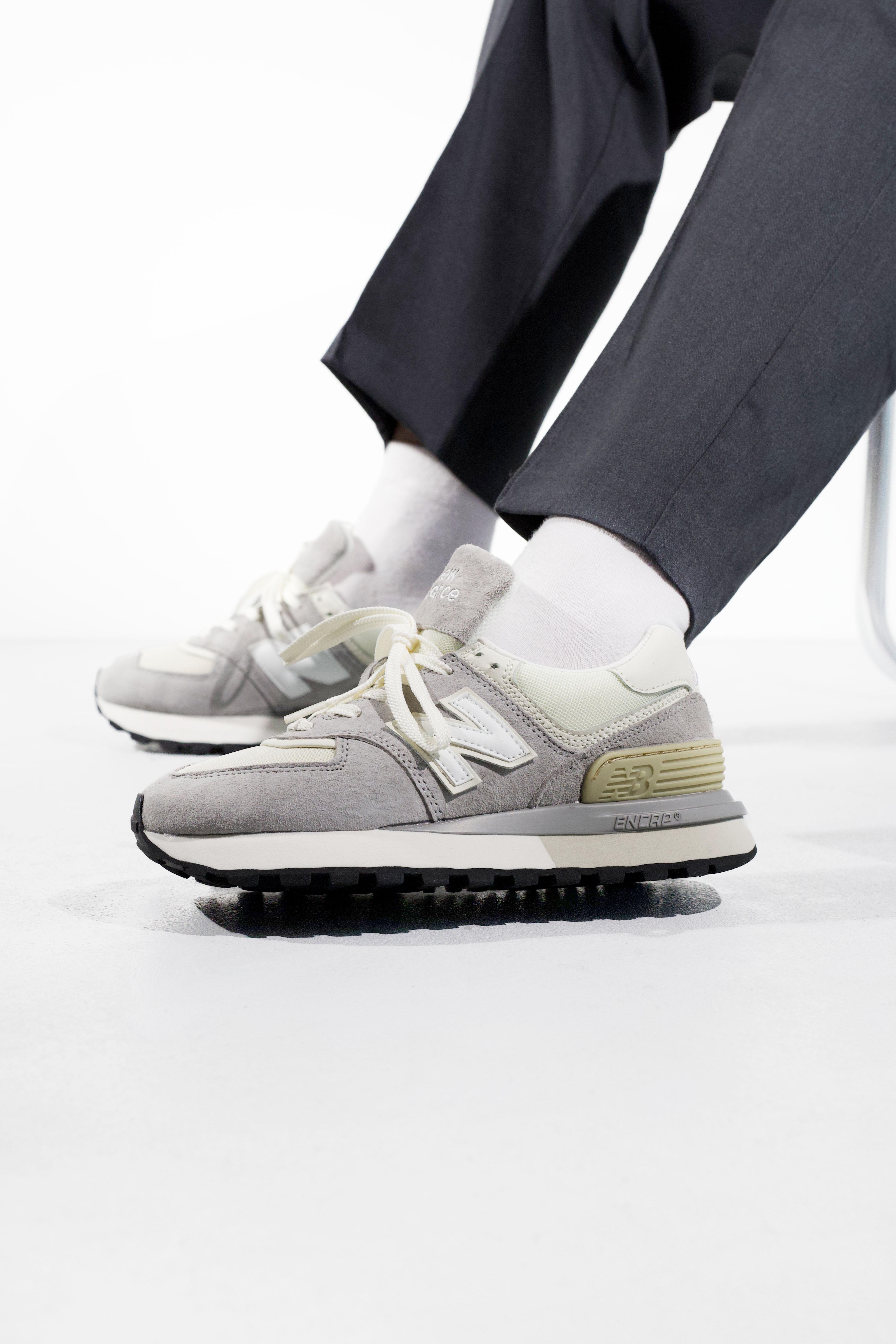 New Balance 574 Legacy Light Grey White - изображение 1
