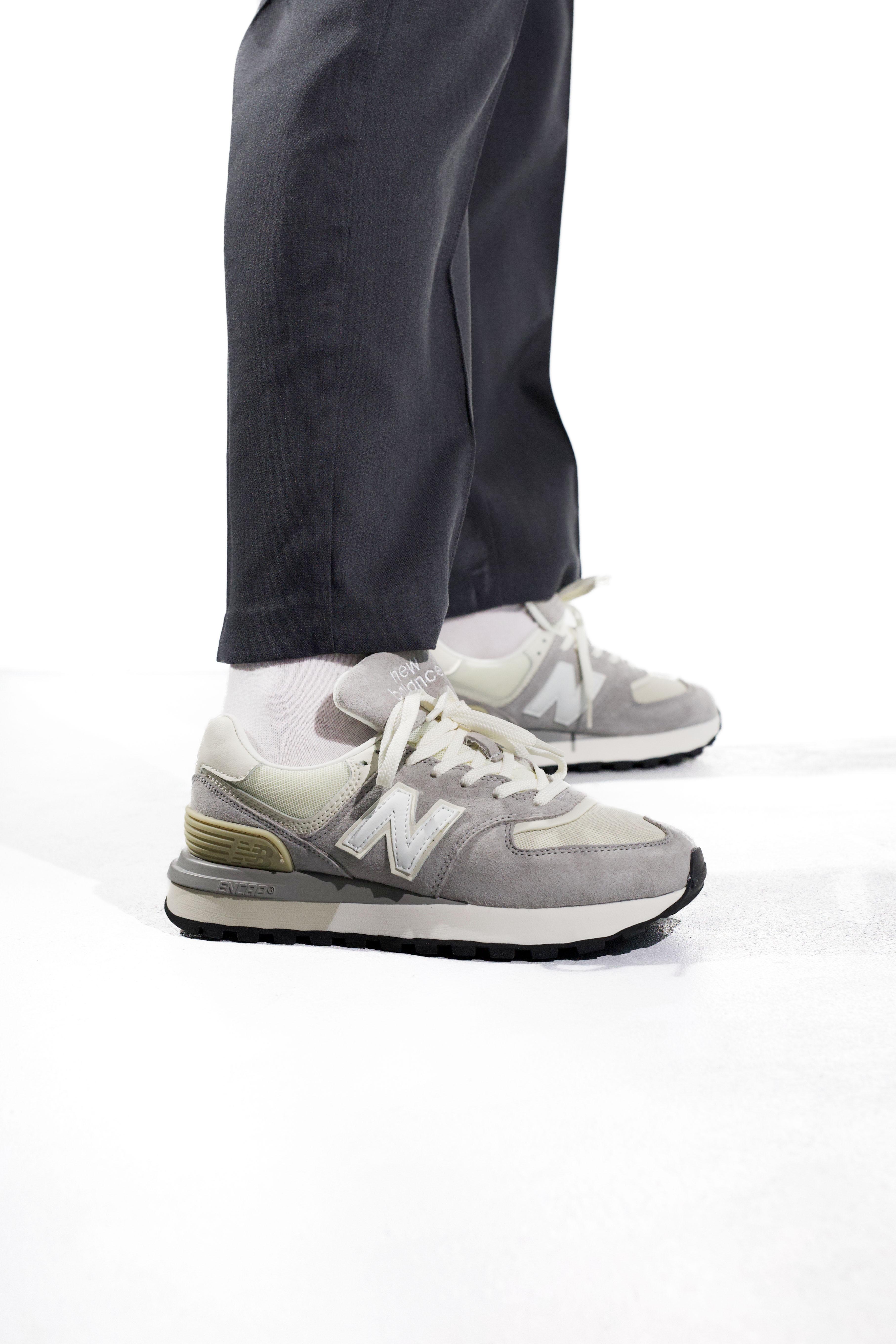New Balance 574 Legacy Light Grey White - изображение 3
