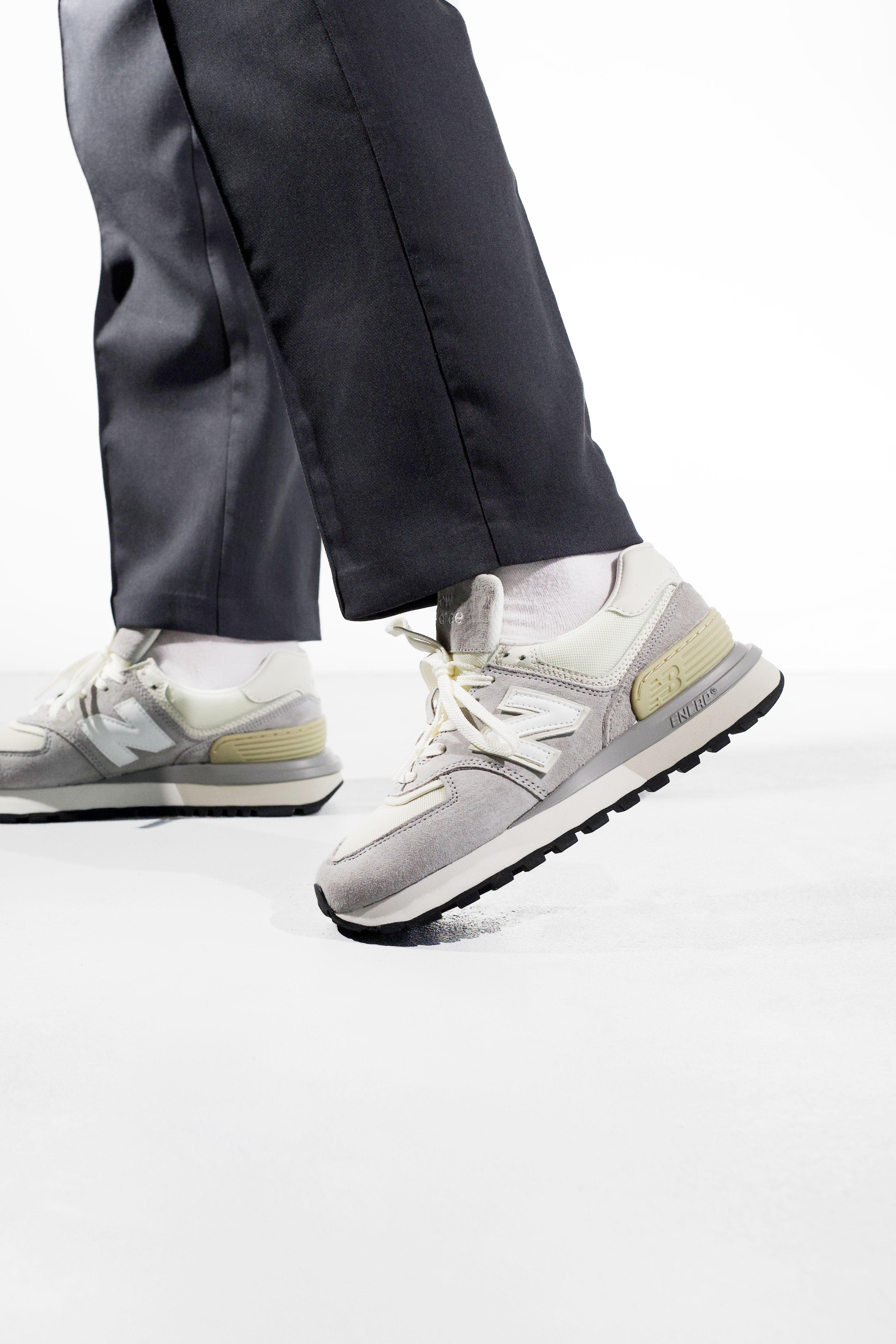 New Balance 574 Legacy Light Grey White - изображение 4