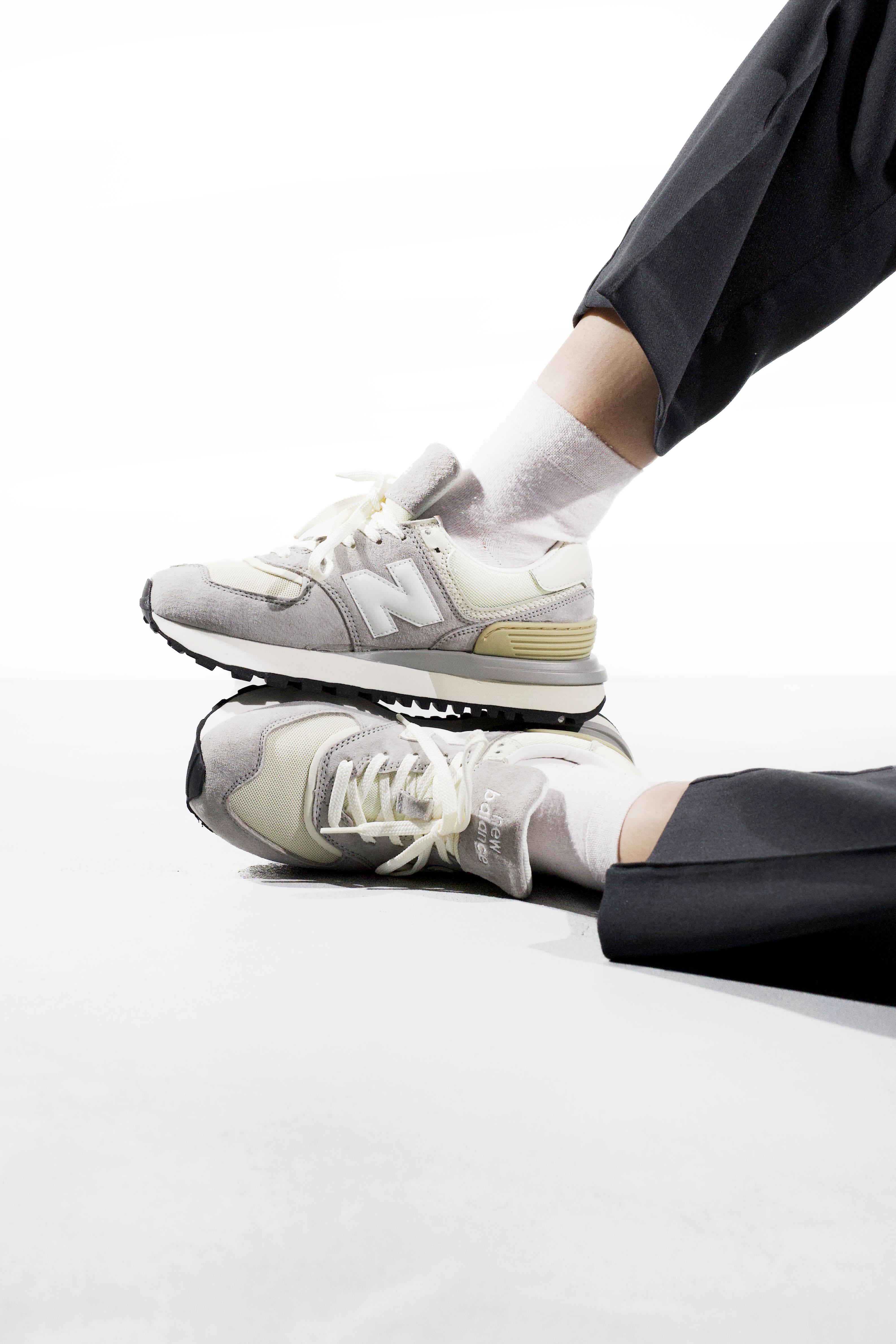 New Balance 574 Legacy Light Grey White - изображение 5