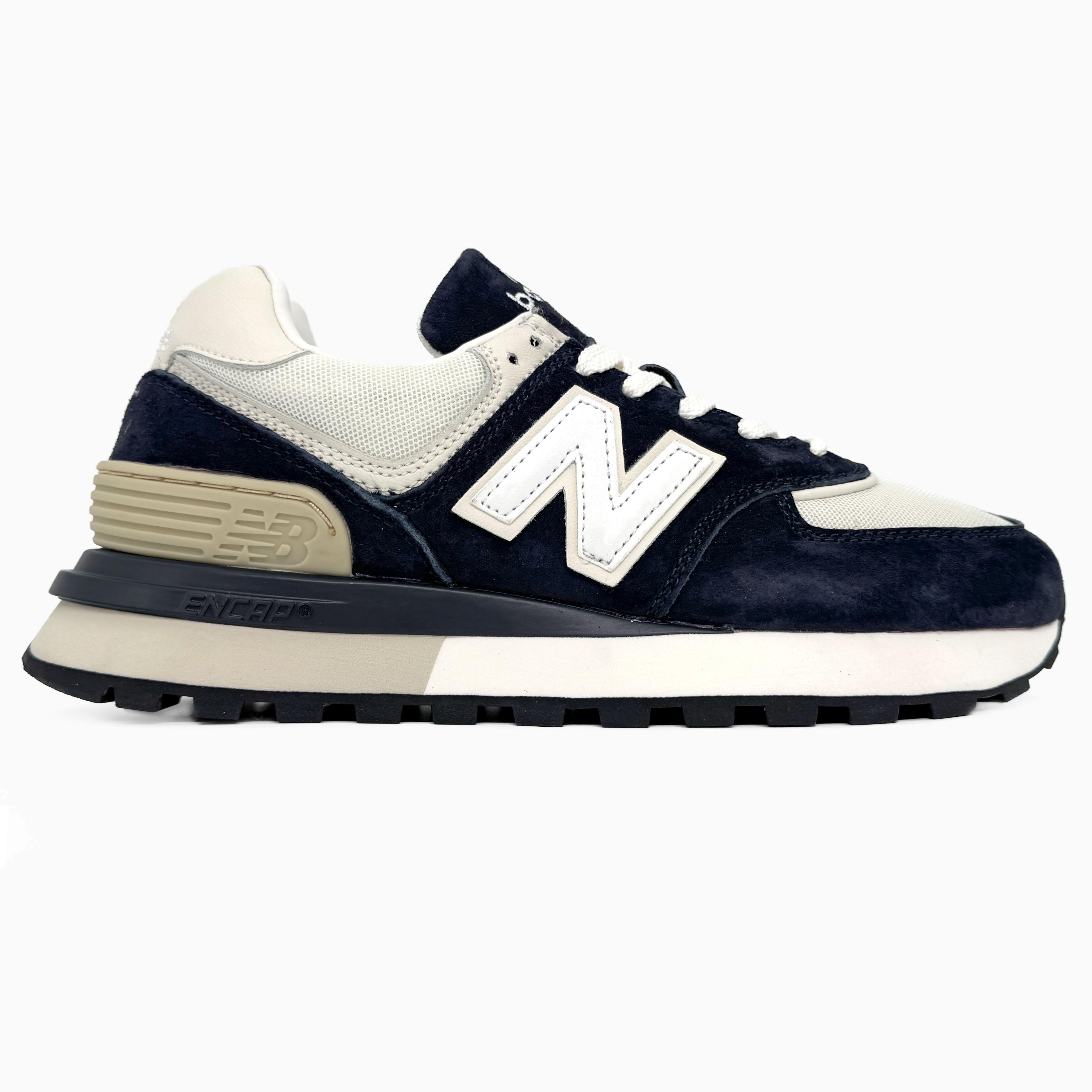 New Balance 574 Legacy Navy White Beige - изображение 1