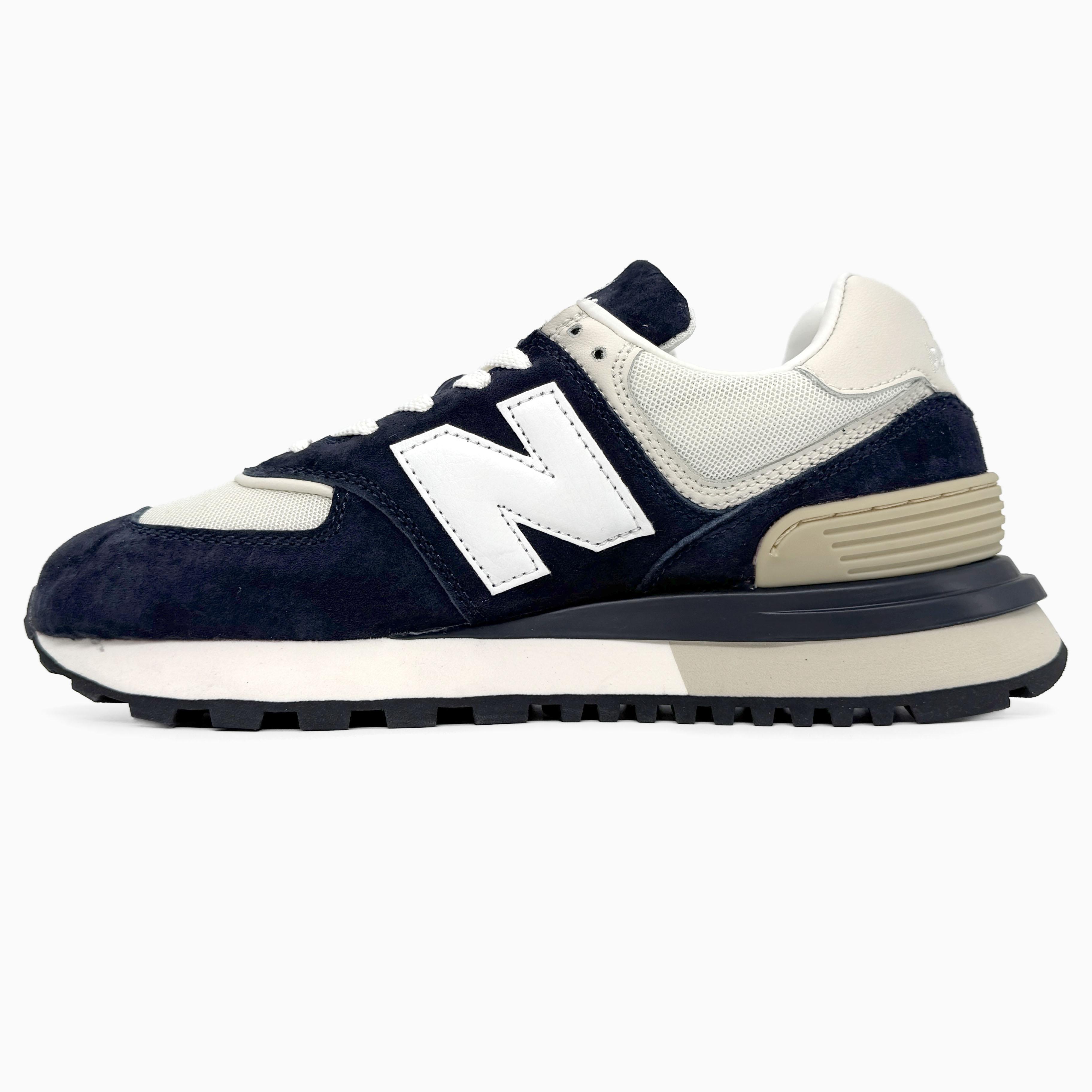 New Balance 574 Legacy Navy White Beige - изображение 3