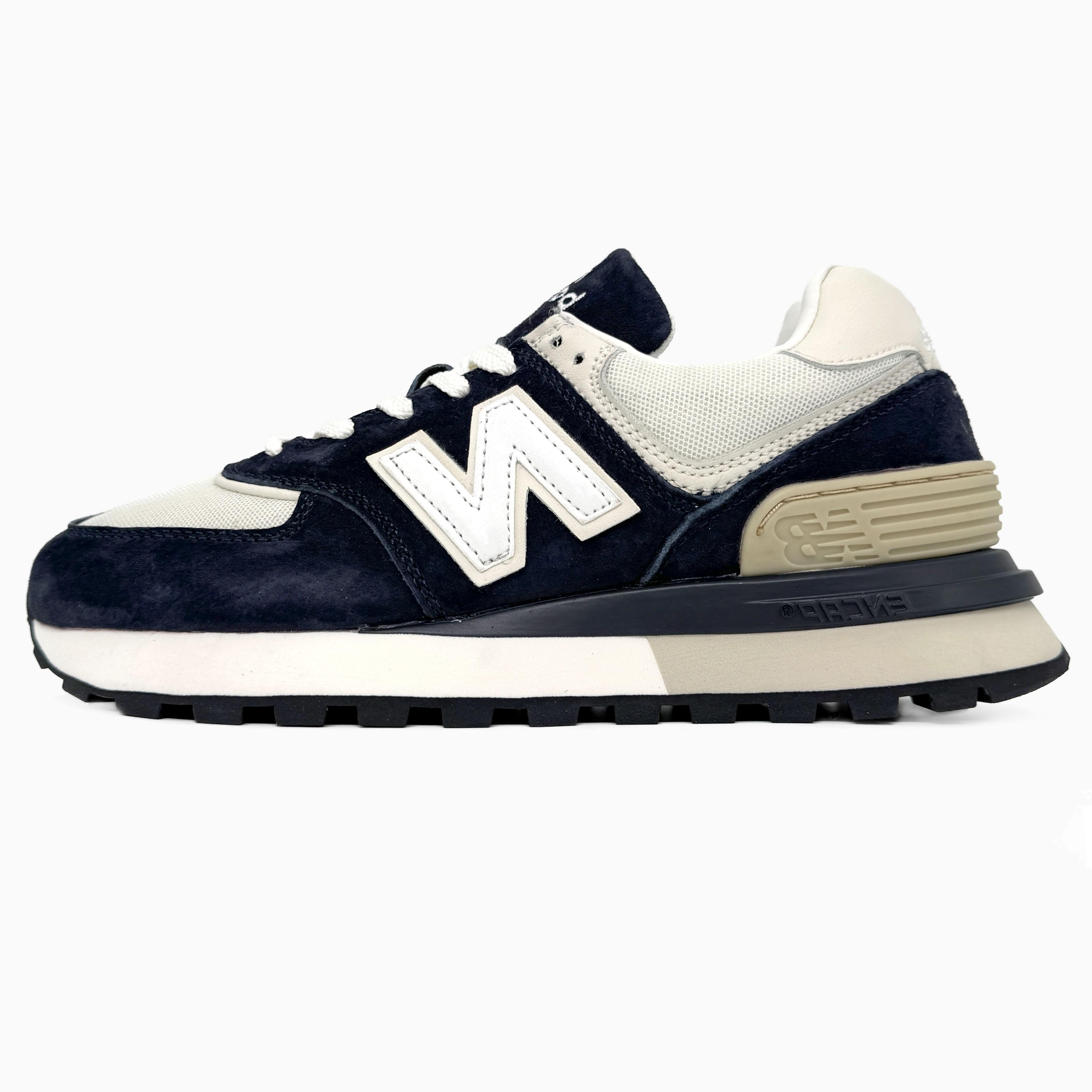 New Balance 574 Legacy Navy White Beige