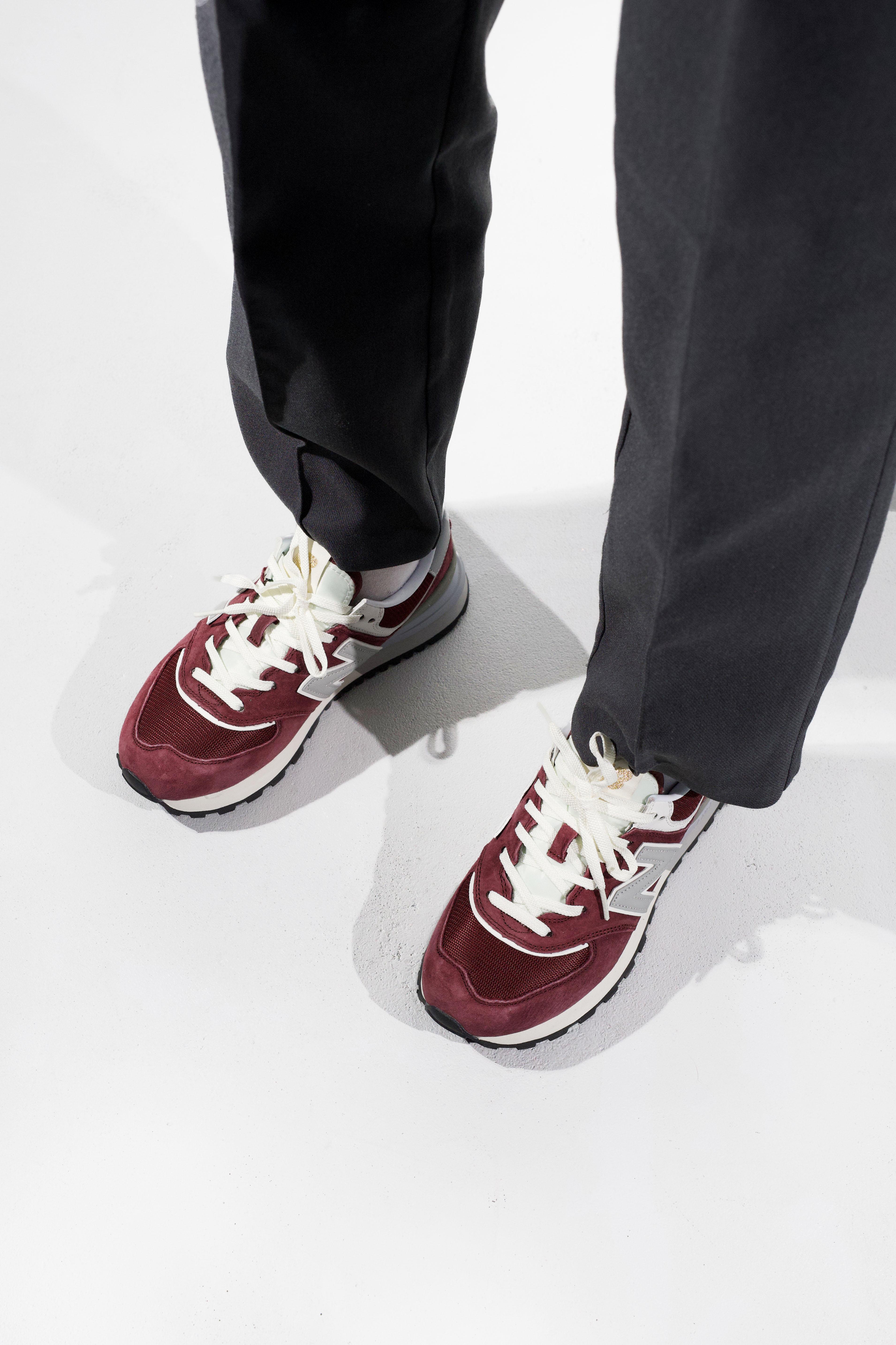 New Balance 574 Legacy Burgundy Grey White - изображение 7