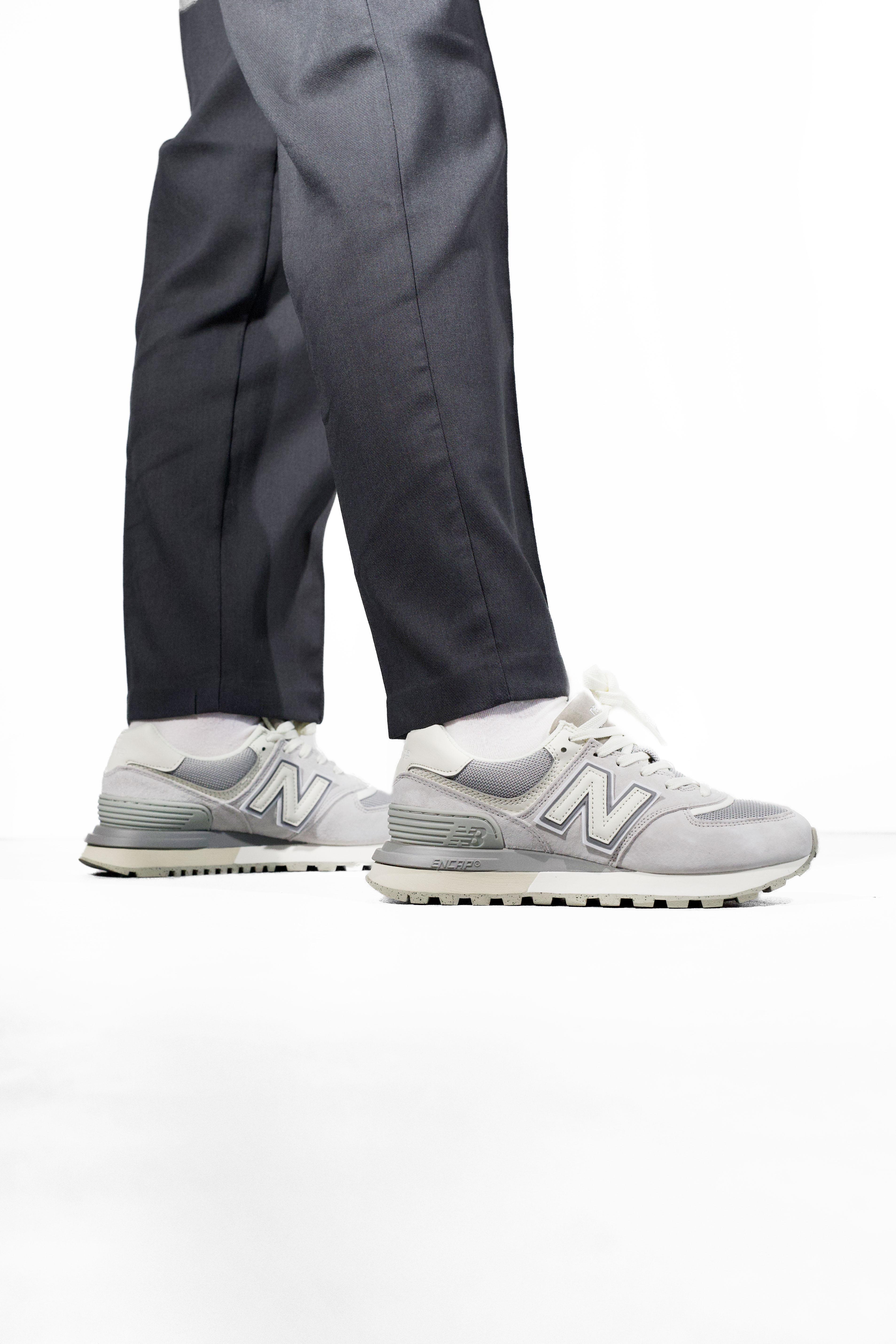 New Balance 574 Legacy Grey White Cream - изображение 1