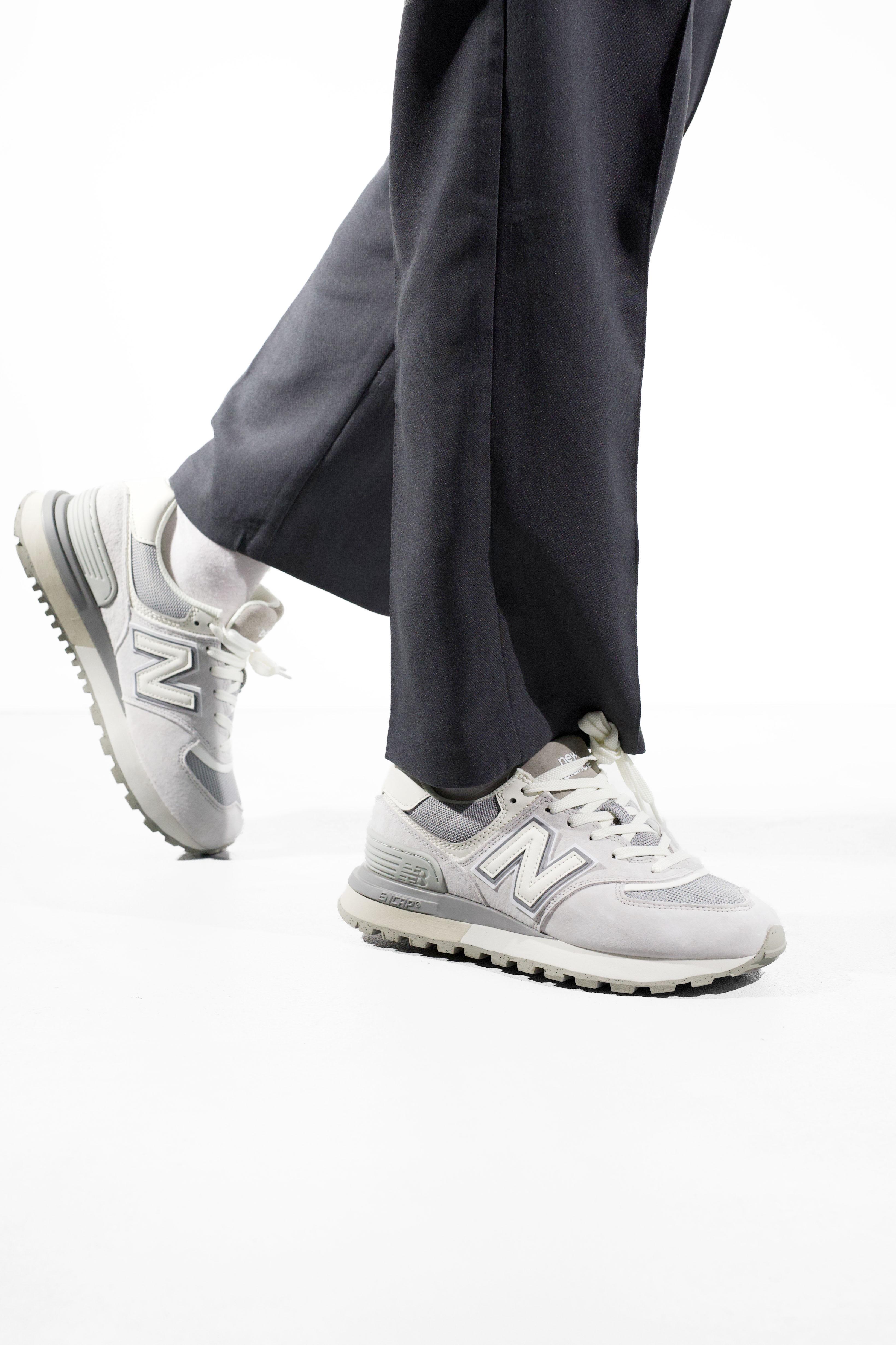 New Balance 574 Legacy Grey White Cream - изображение 4