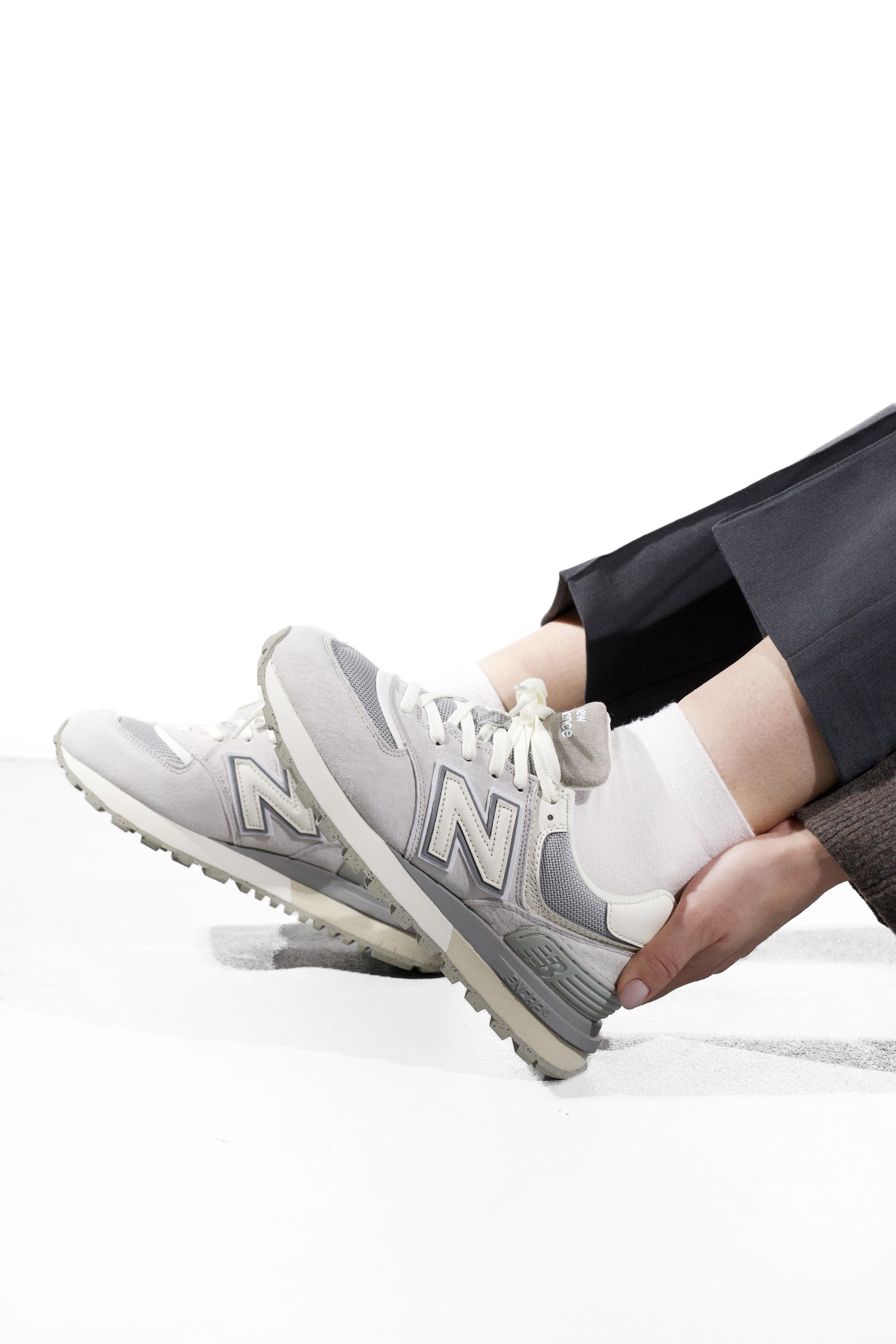 New Balance 574 Legacy Grey White Cream - изображение 6