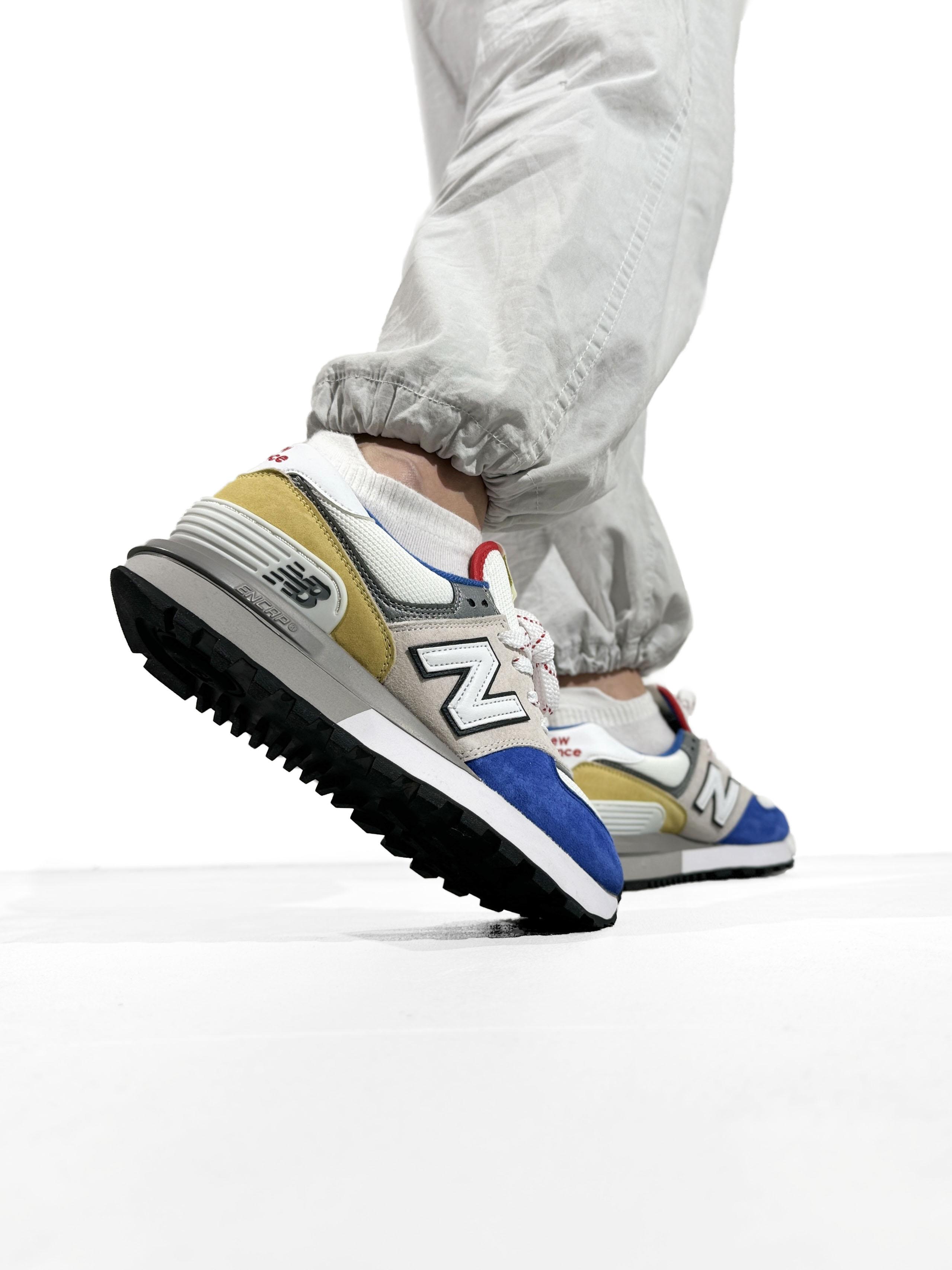 New Balance 574 Legacy Blue Yellow Grey - изображение 2