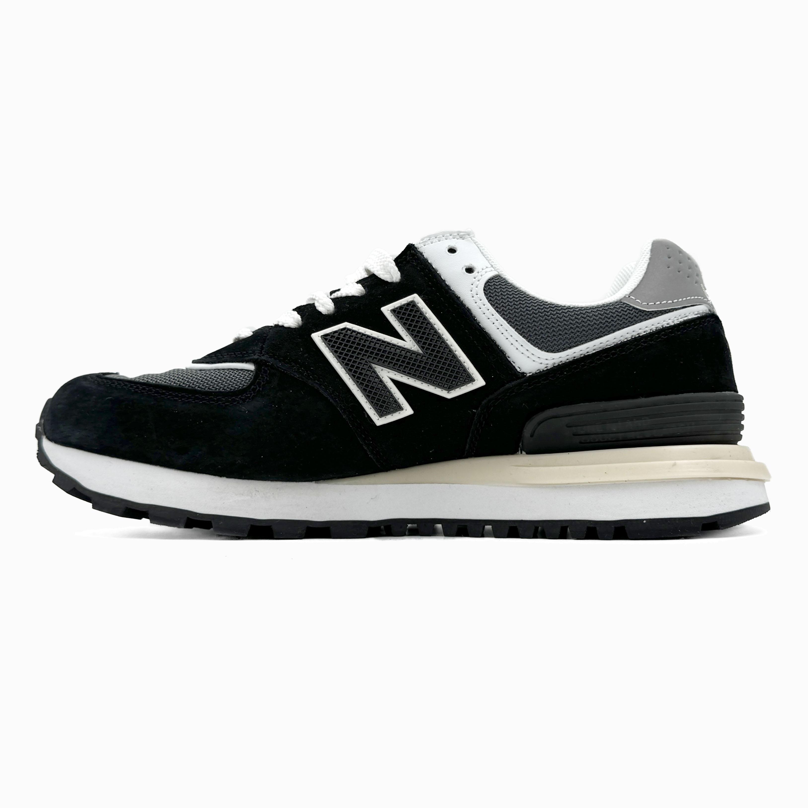 New Balance 574 Legacy x Stone Island Black Grey - изображение 2