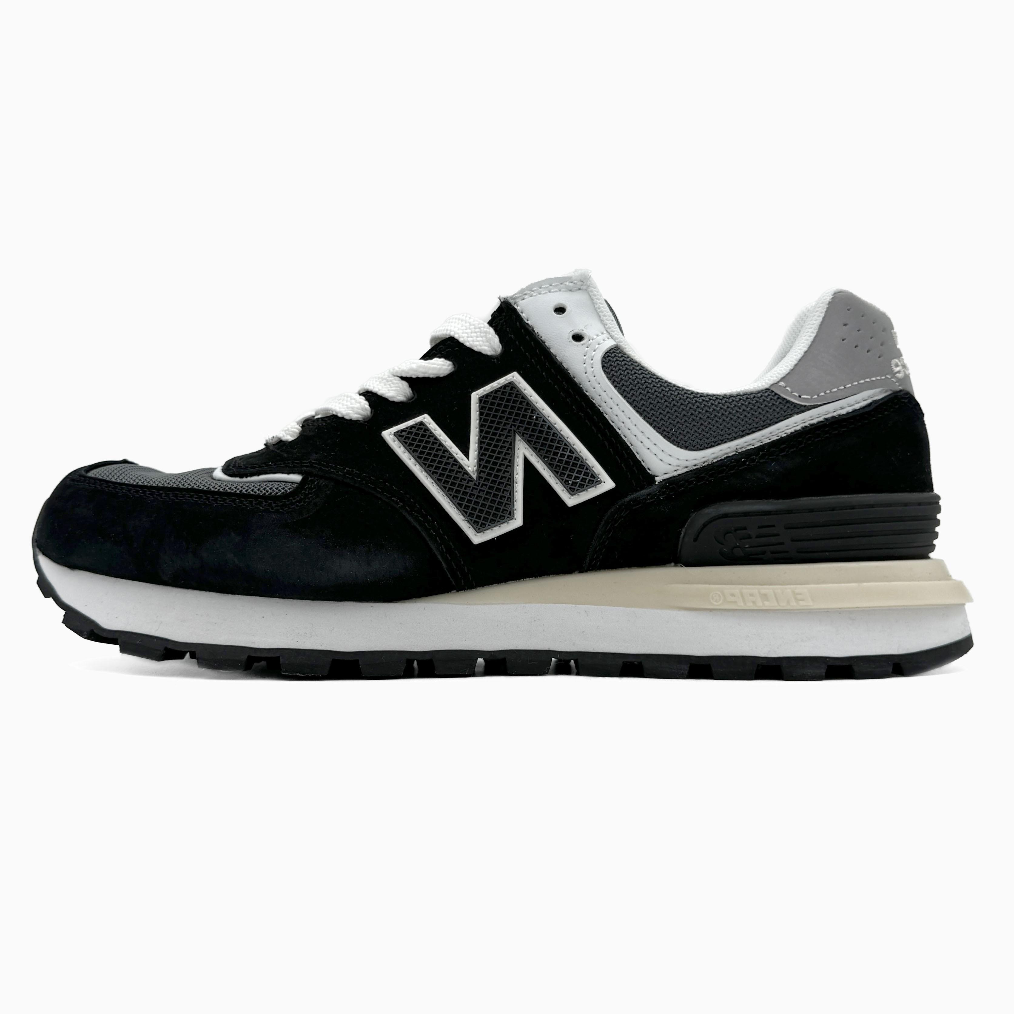 New Balance 574 Legacy x Stone Island Black Grey