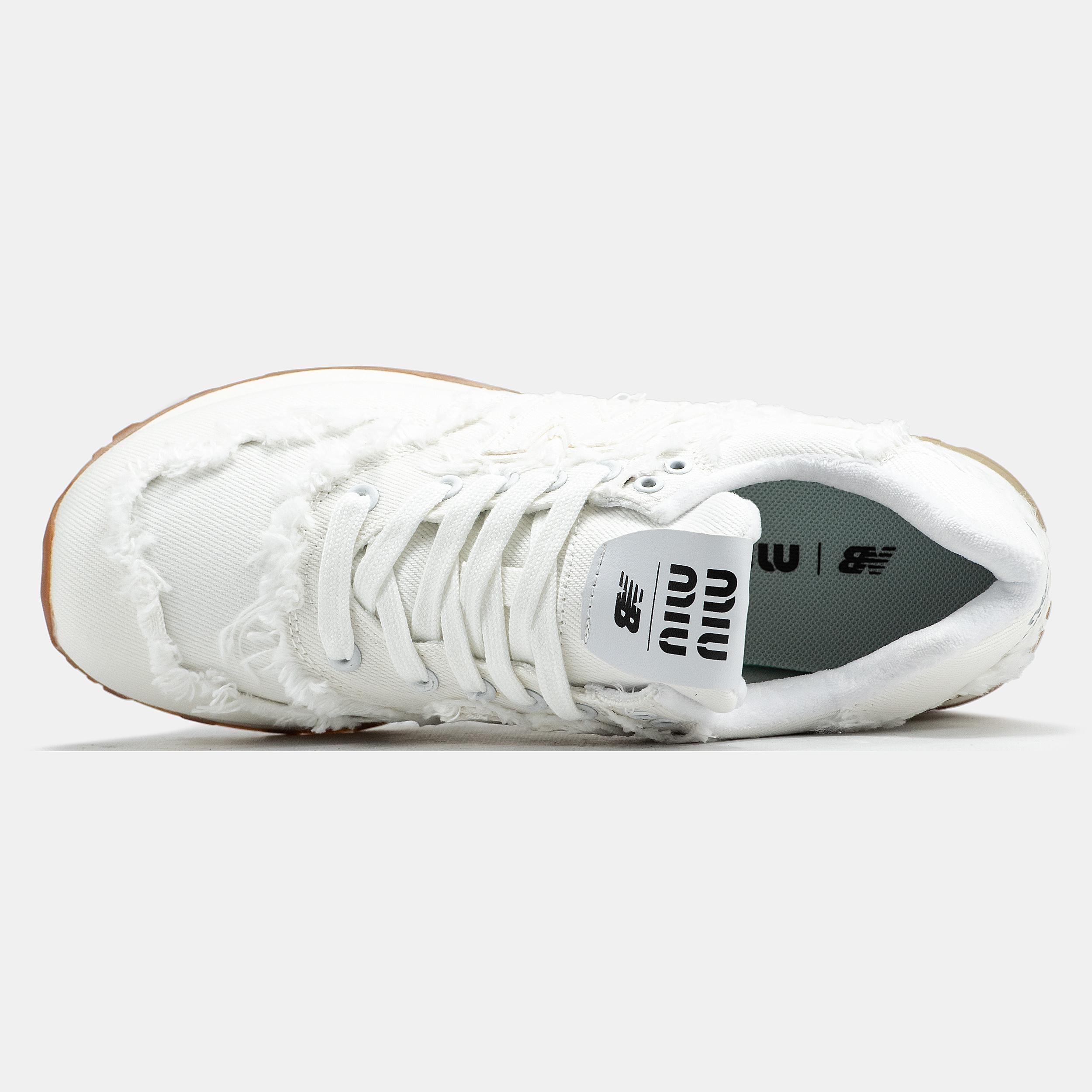 New Balance 574 x Miu Miu White Raw Edge - изображение 3