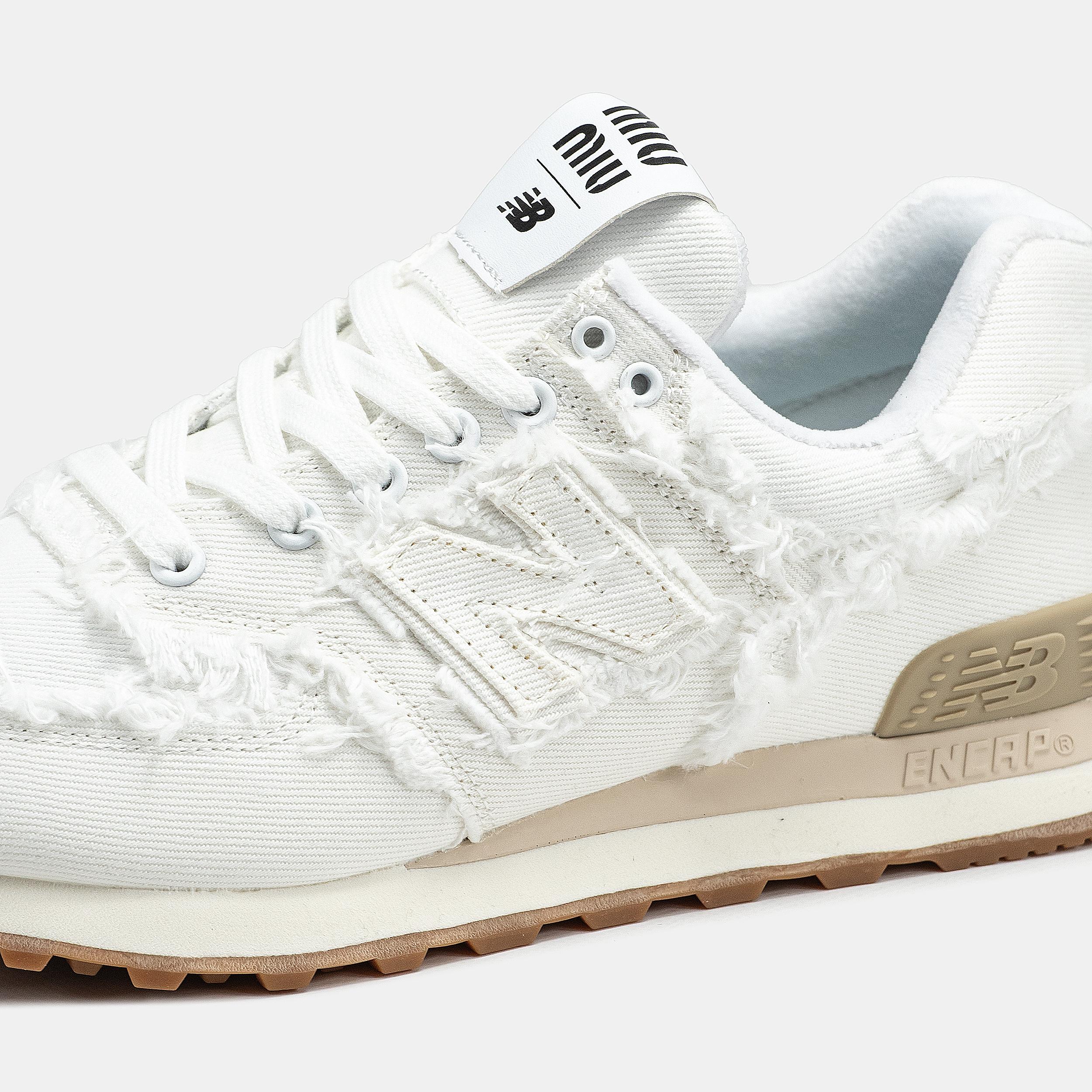 New Balance 574 x Miu Miu White Raw Edge - изображение 8