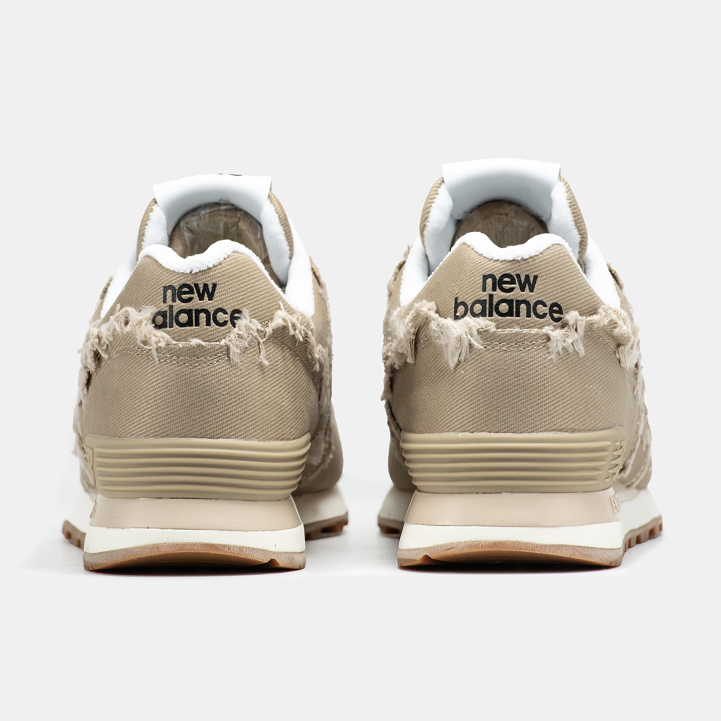 New Balance 574 x Miu Miu Beige Raw Edge - изображение 5