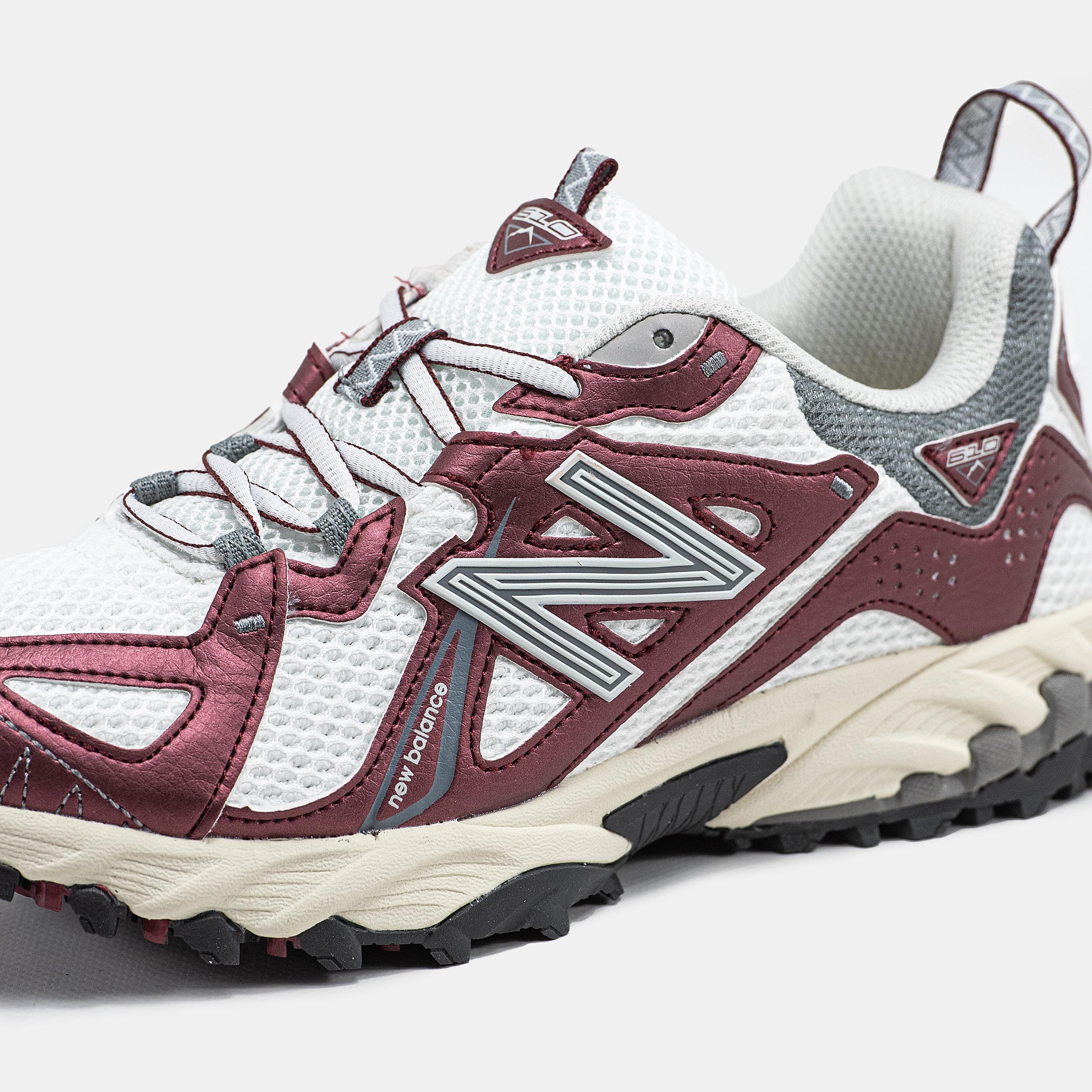 New Balance 610 White Burgundy Grey - изображение 7