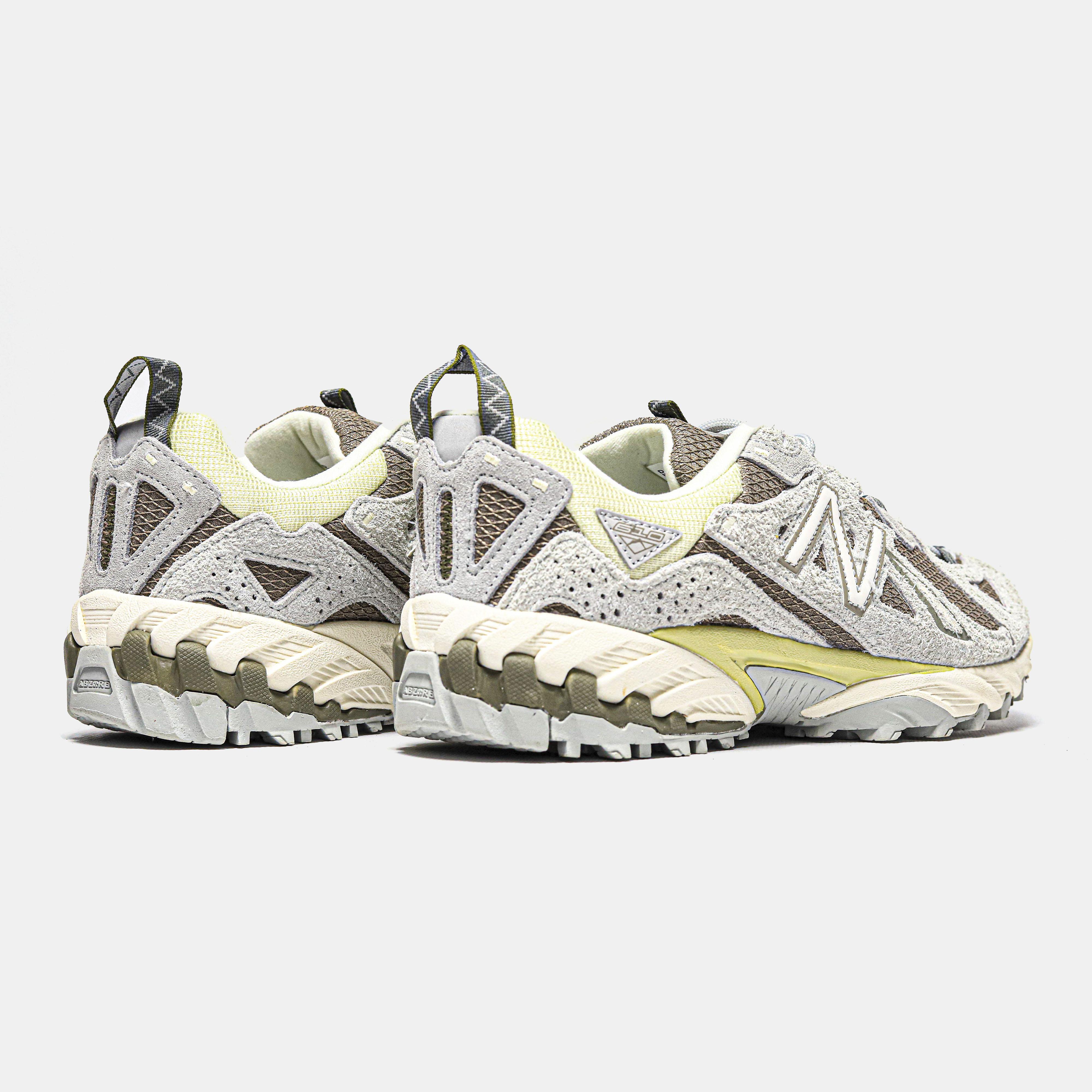 New Balance 610 Light Grey Olive Lemon - изображение 3