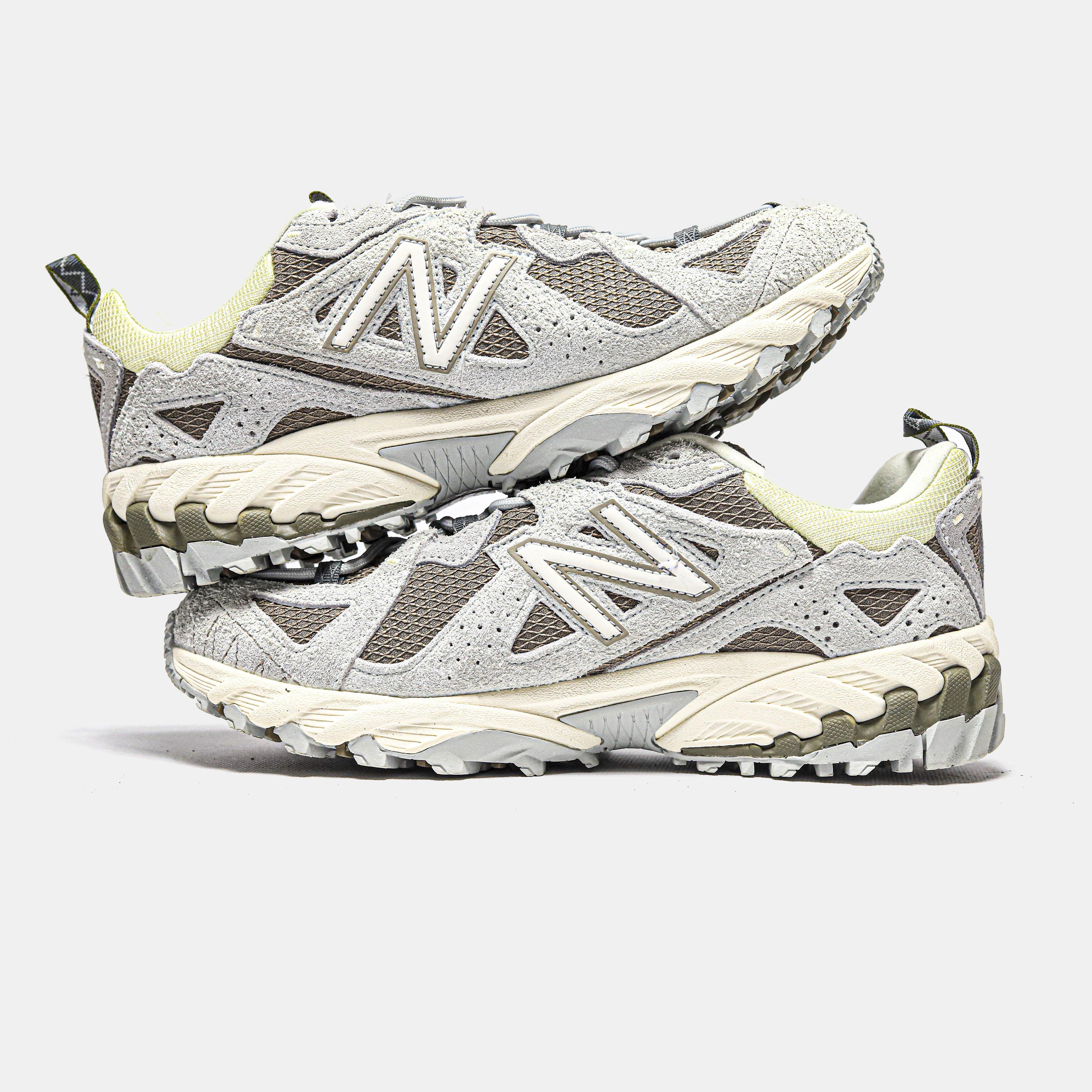 New Balance 610 Light Grey Olive Lemon - изображение 7