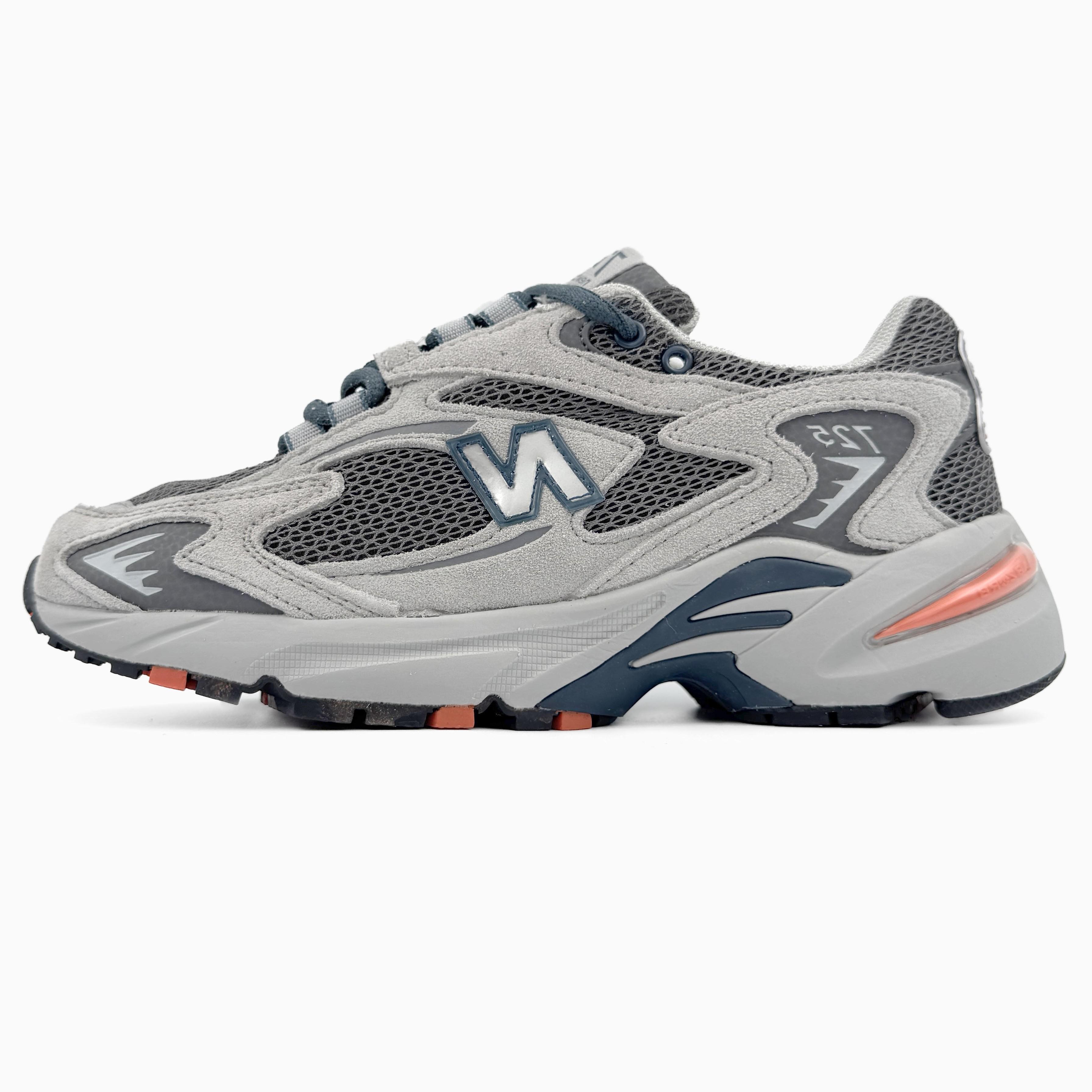 New Balance 725 Grey Navy Orange