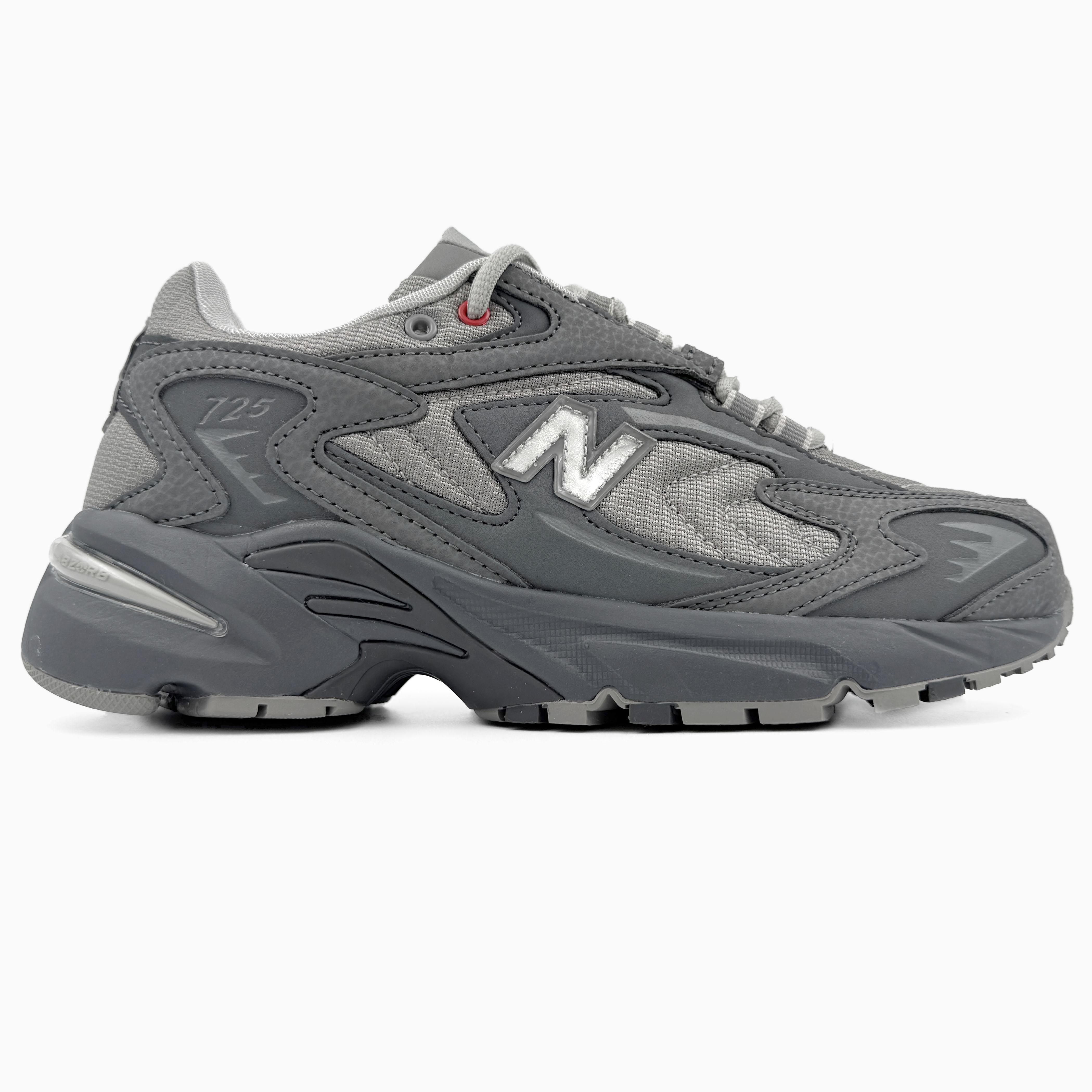 New Balance 725 Dark Grey Silver Red - изображение 1