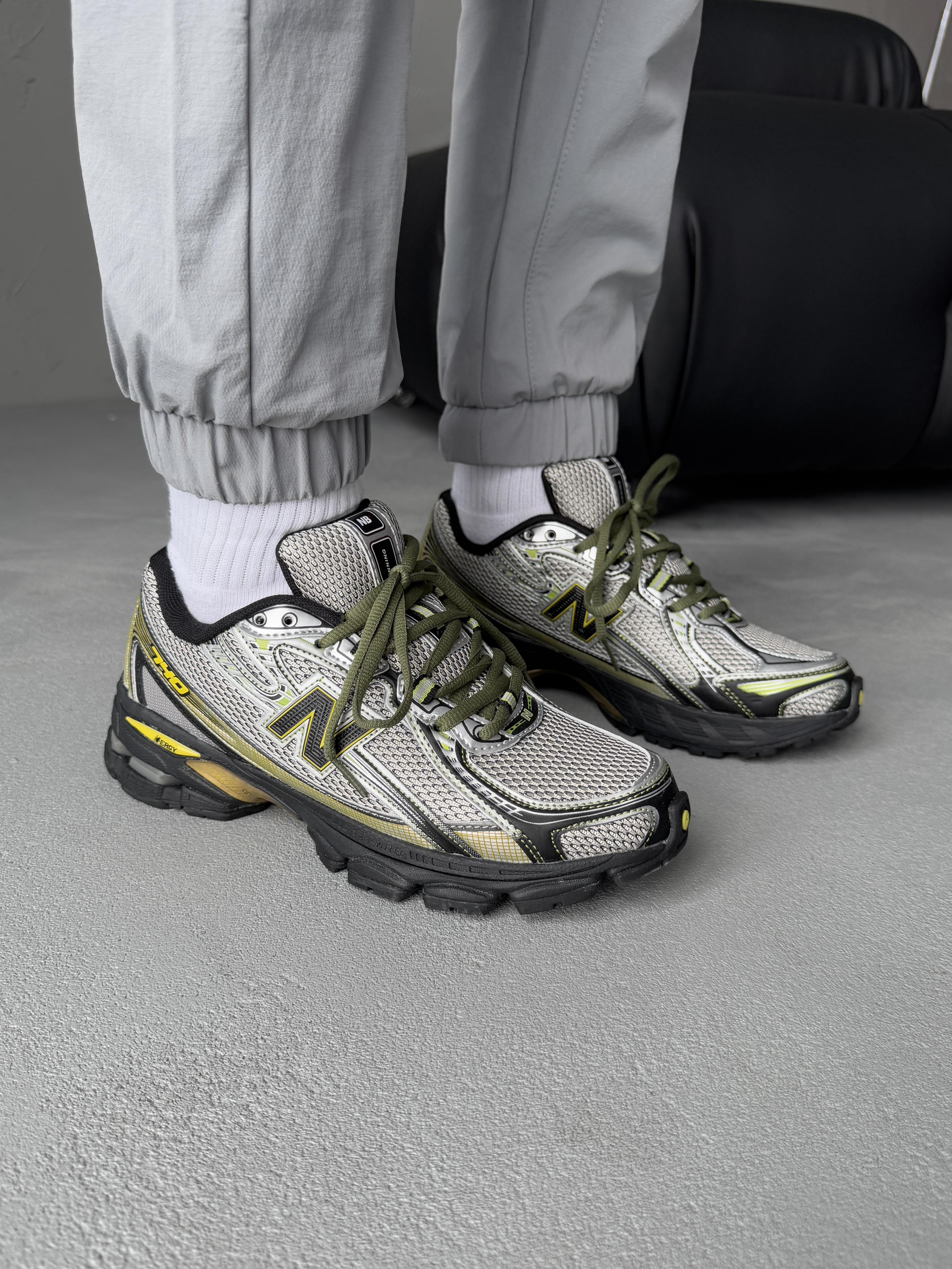 New Balance 740 Grey Black Yellow - изображение 4