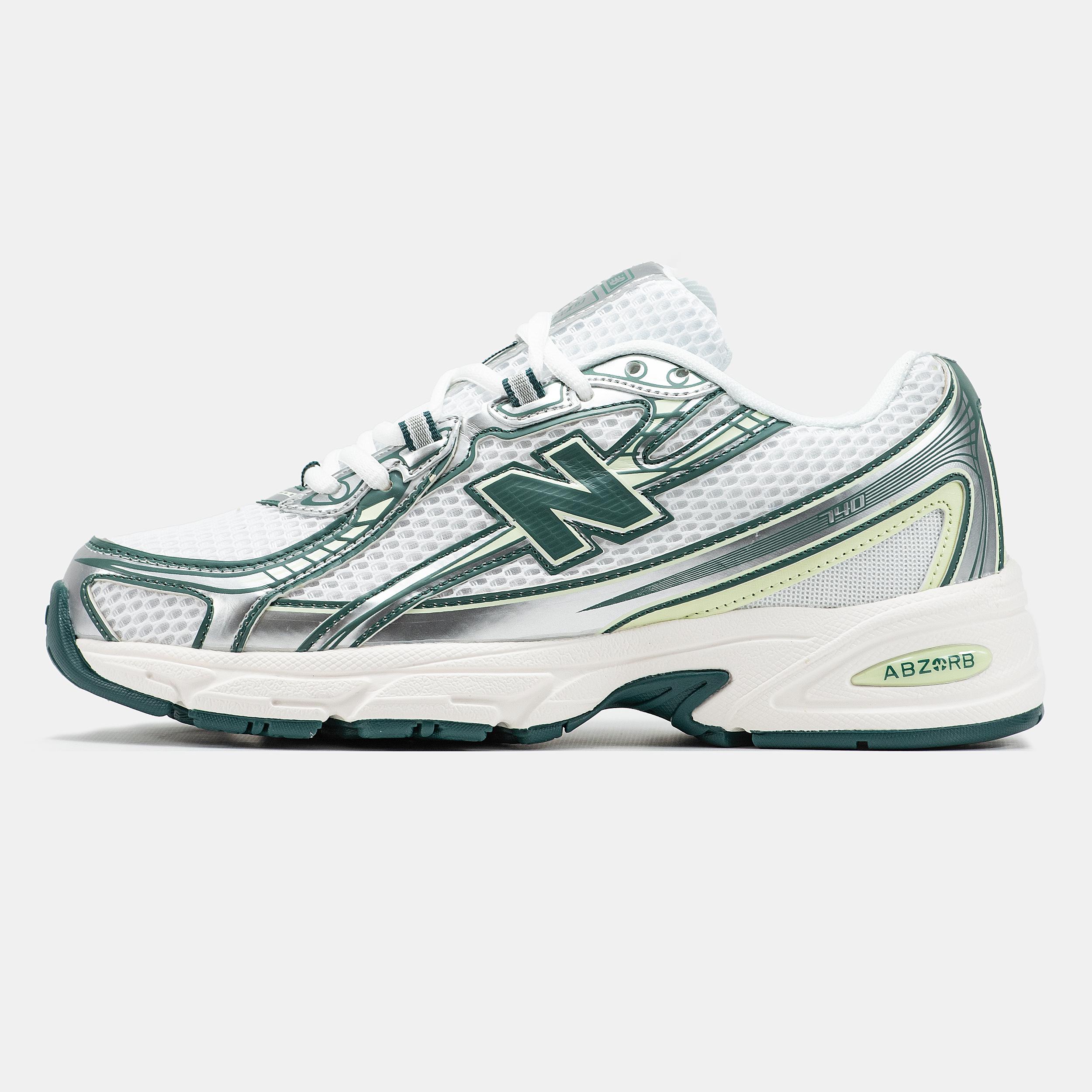 New Balance 740v2 White Green Silver