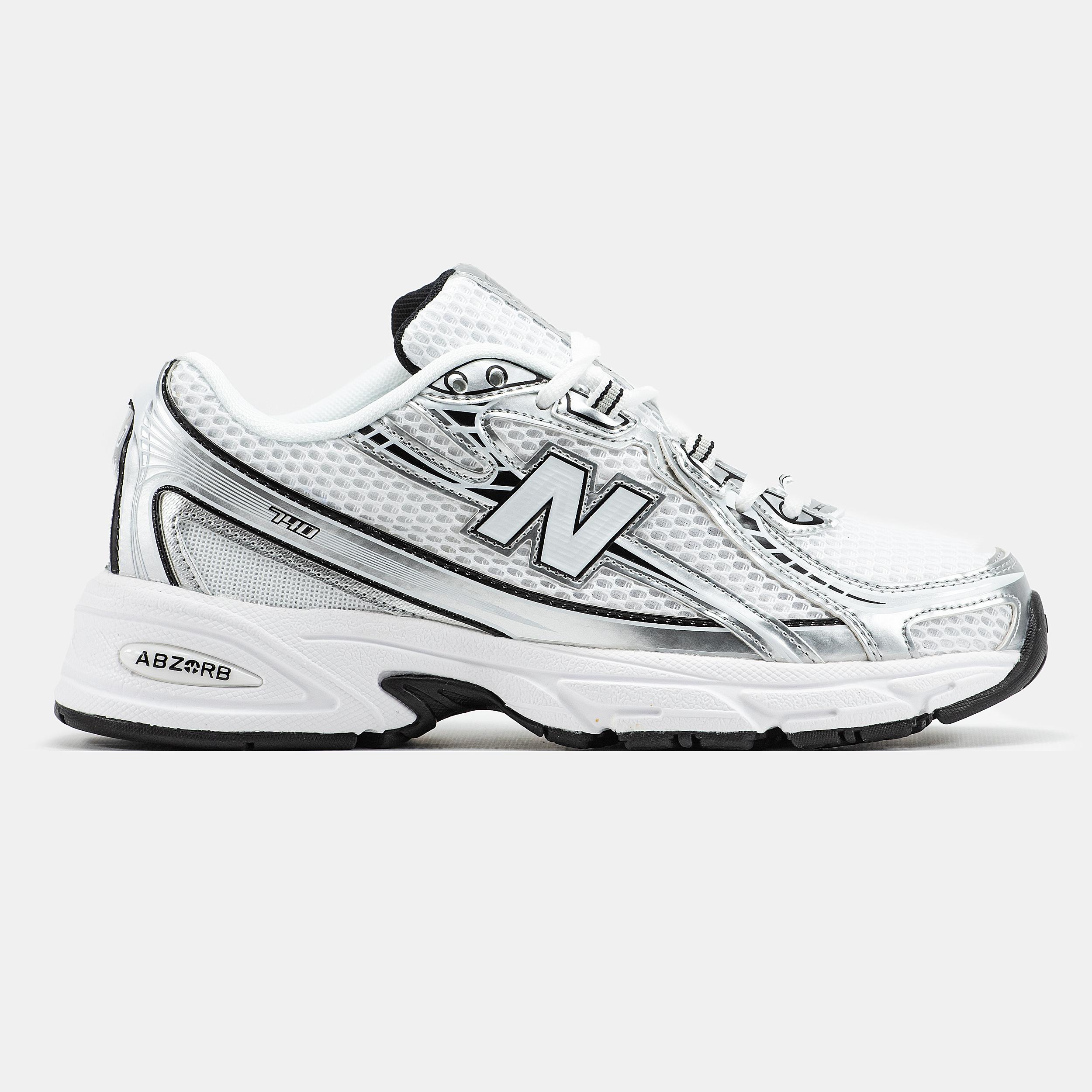 New Balance 740v2 White Silver Black - изображение 4
