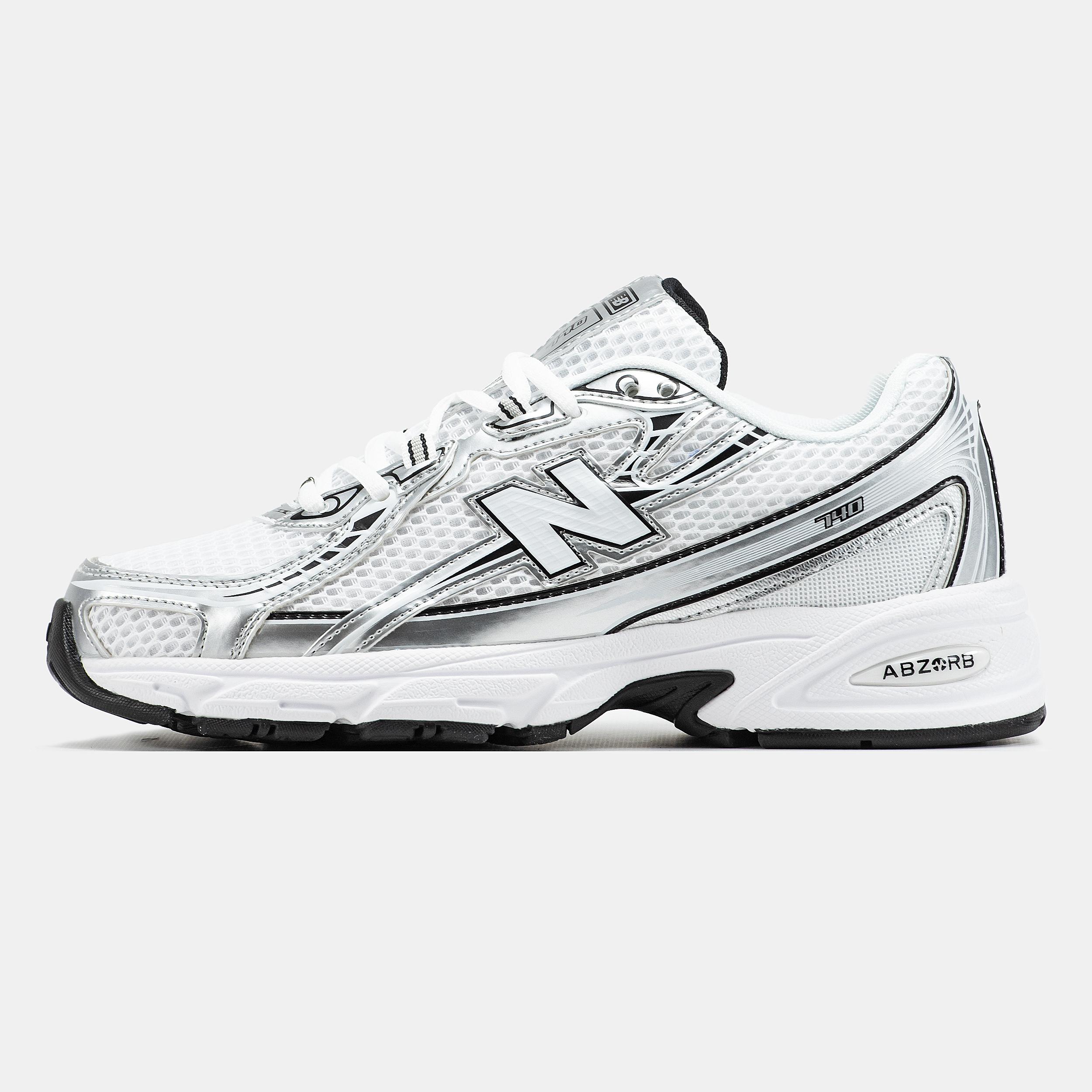 New Balance 740v2 White Silver Black
