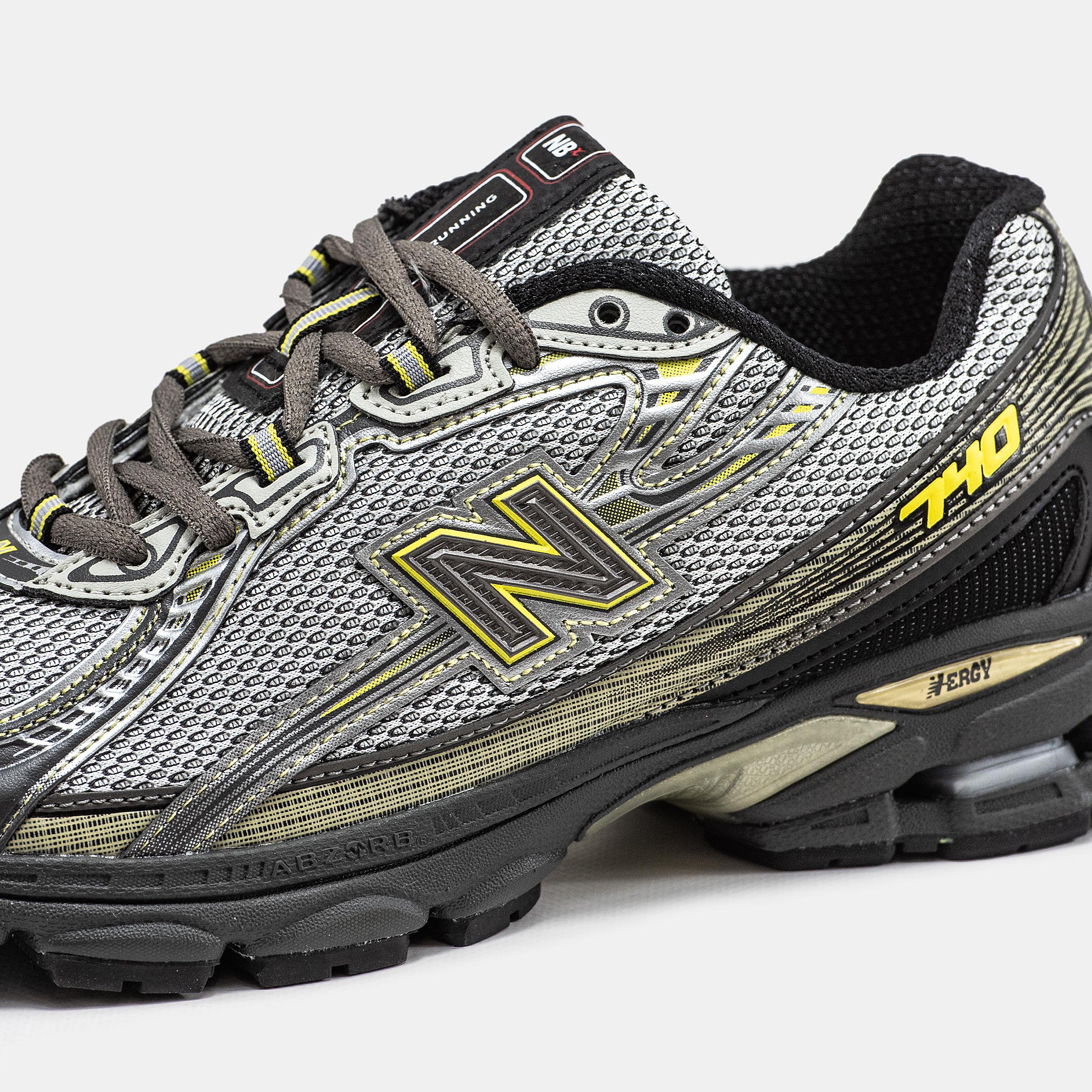 New Balance 740v3 Silver Black Yellow - изображение 6