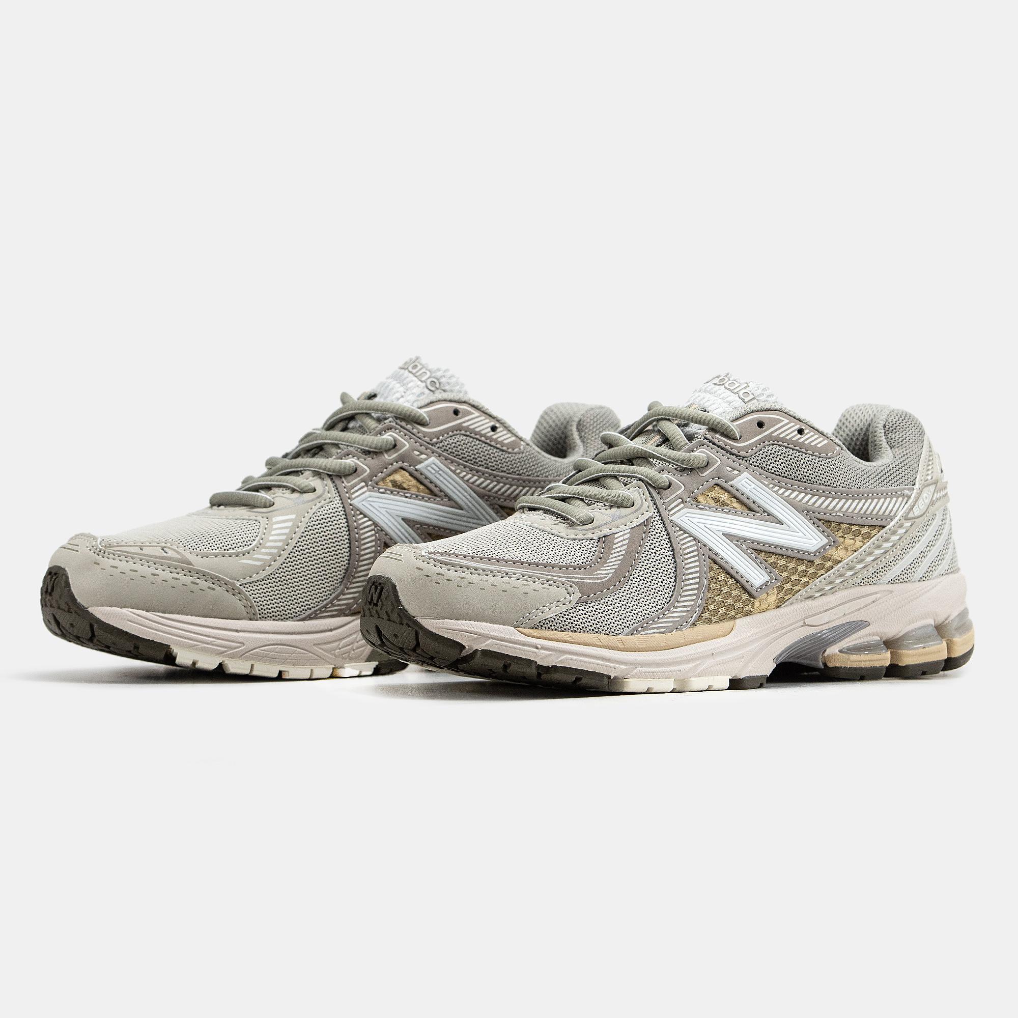 New Balance 860v2 Grey Beige Silver - изображение 5