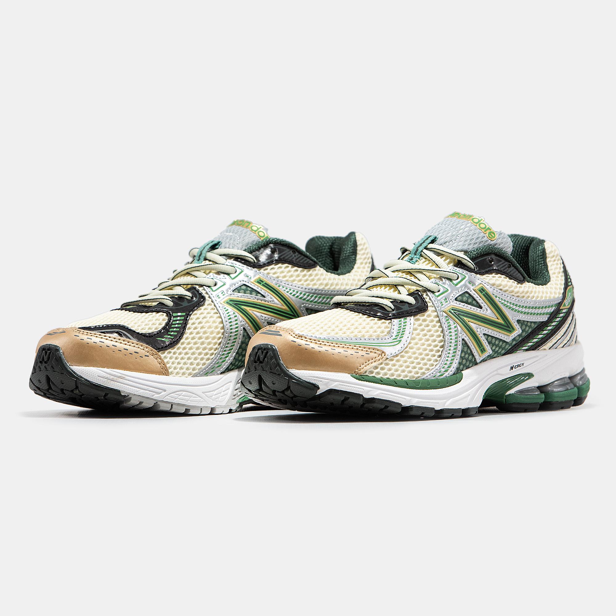 New Balance 860v2 Aime Leon Dore Cream Green Black - изображение 5