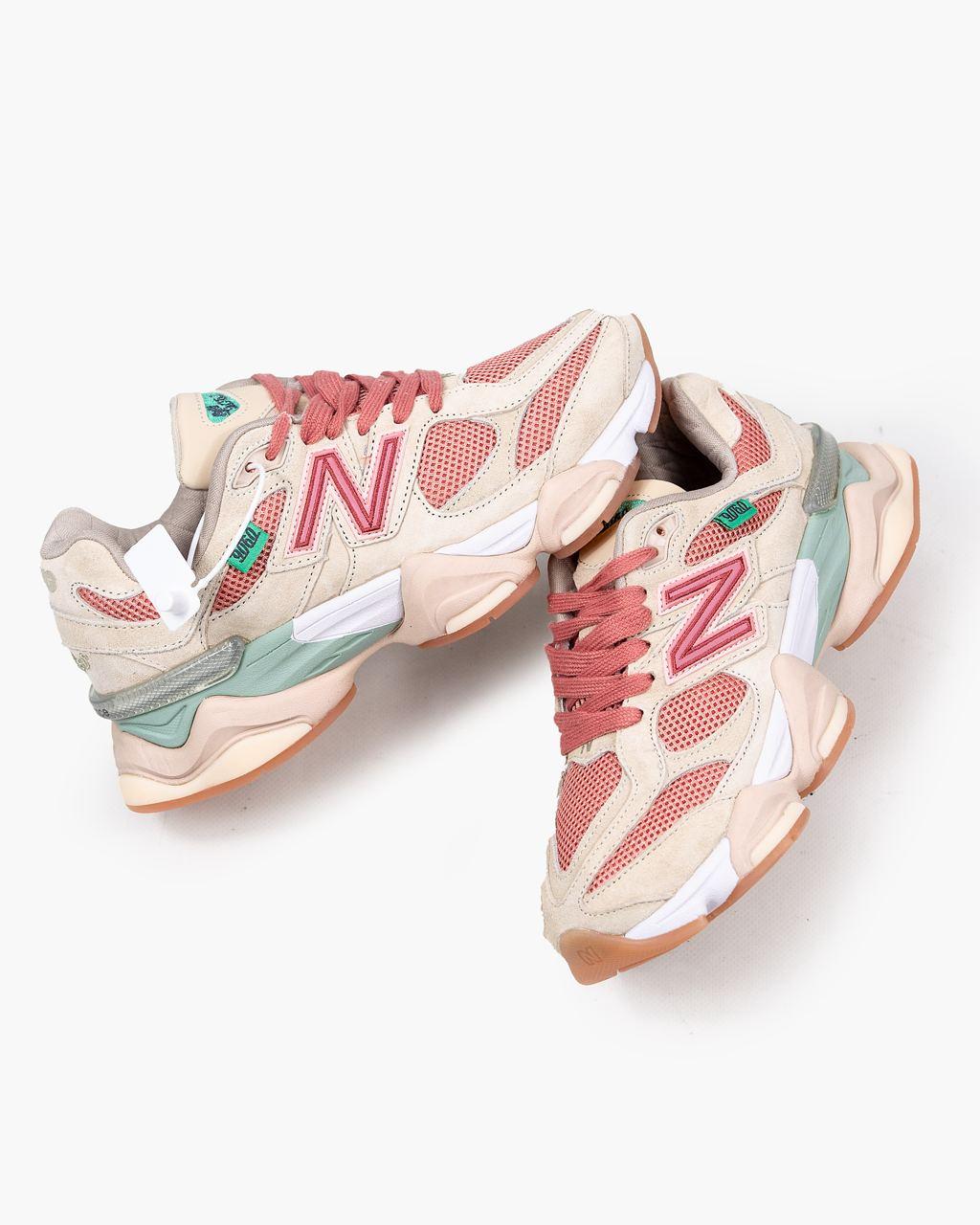 New Balance 9060 Sea Salt Coral Pink - изображение 4