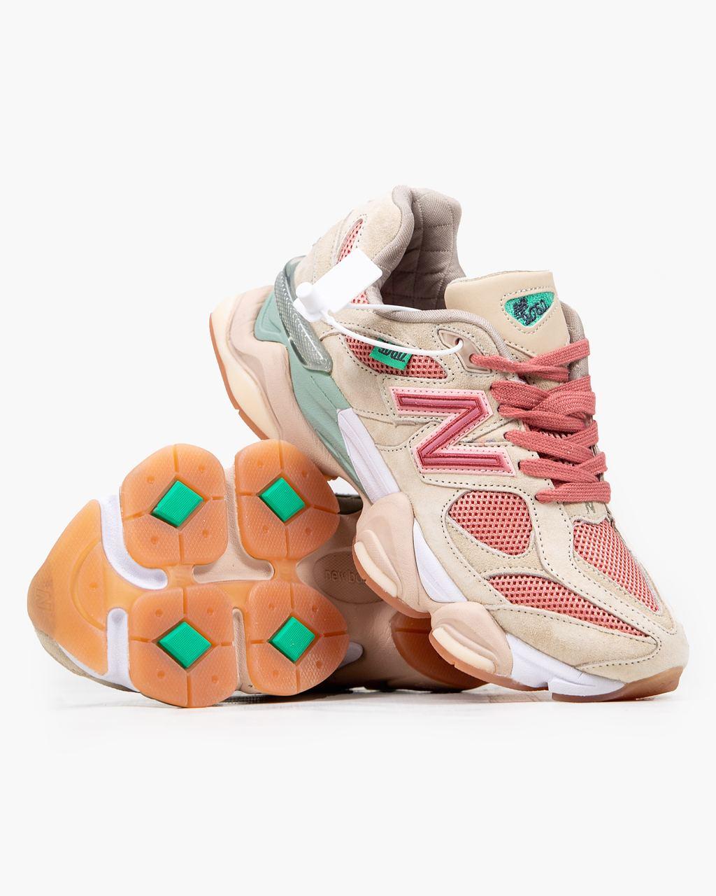 New Balance 9060 Sea Salt Coral Pink - изображение 6