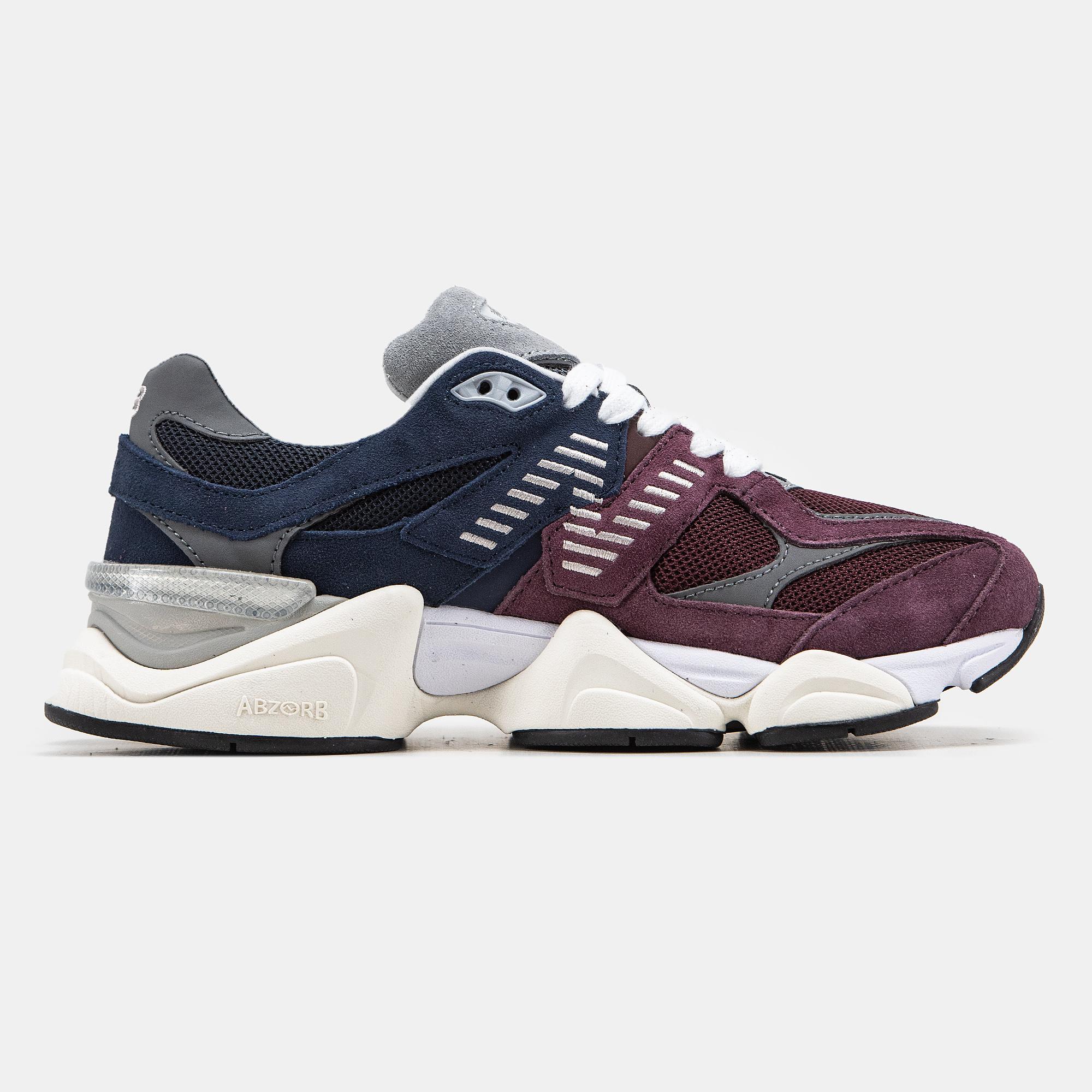 New Balance 9060 Burgundy Navy Grey - изображение 2