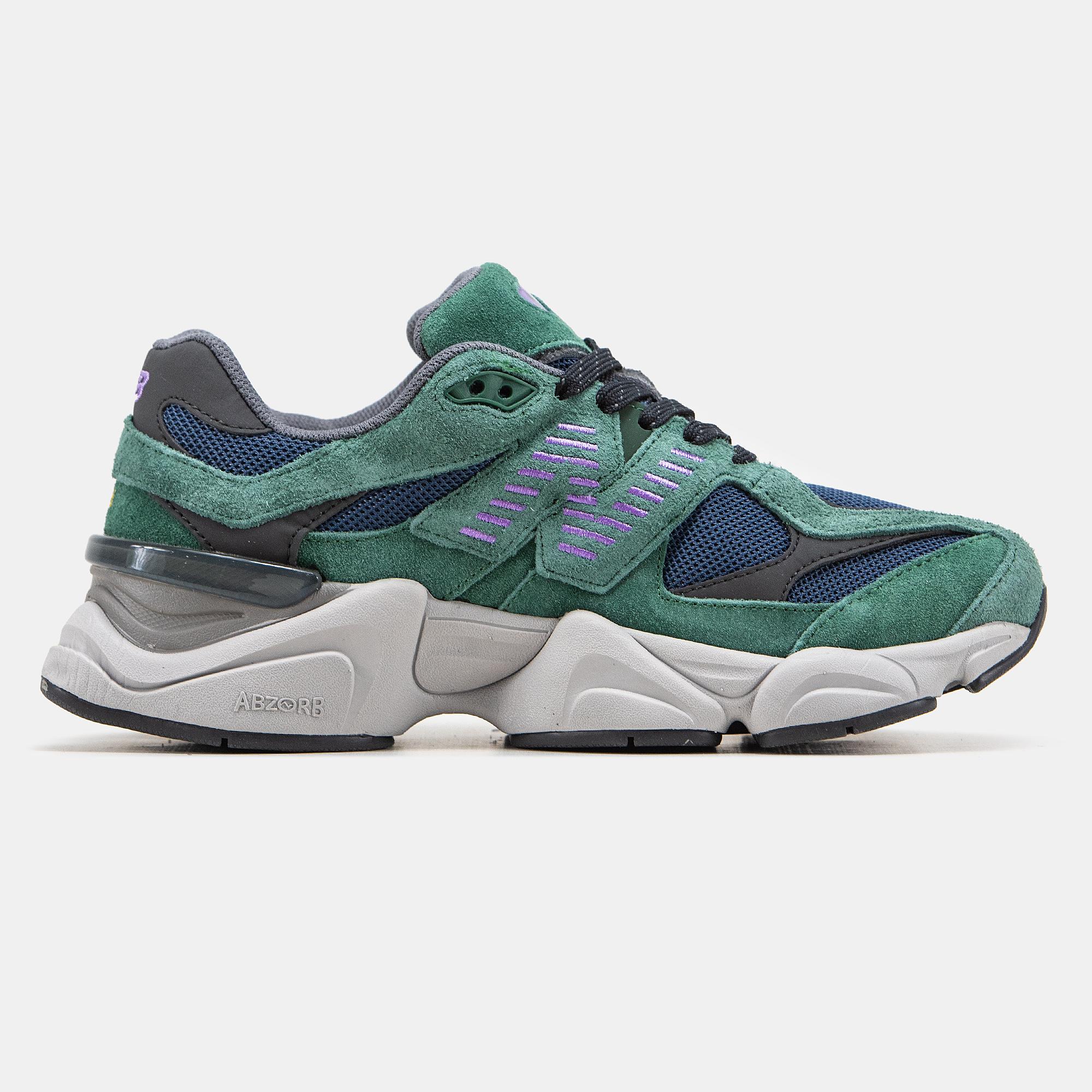 New Balance 9060 Green Purple Navy - изображение 2
