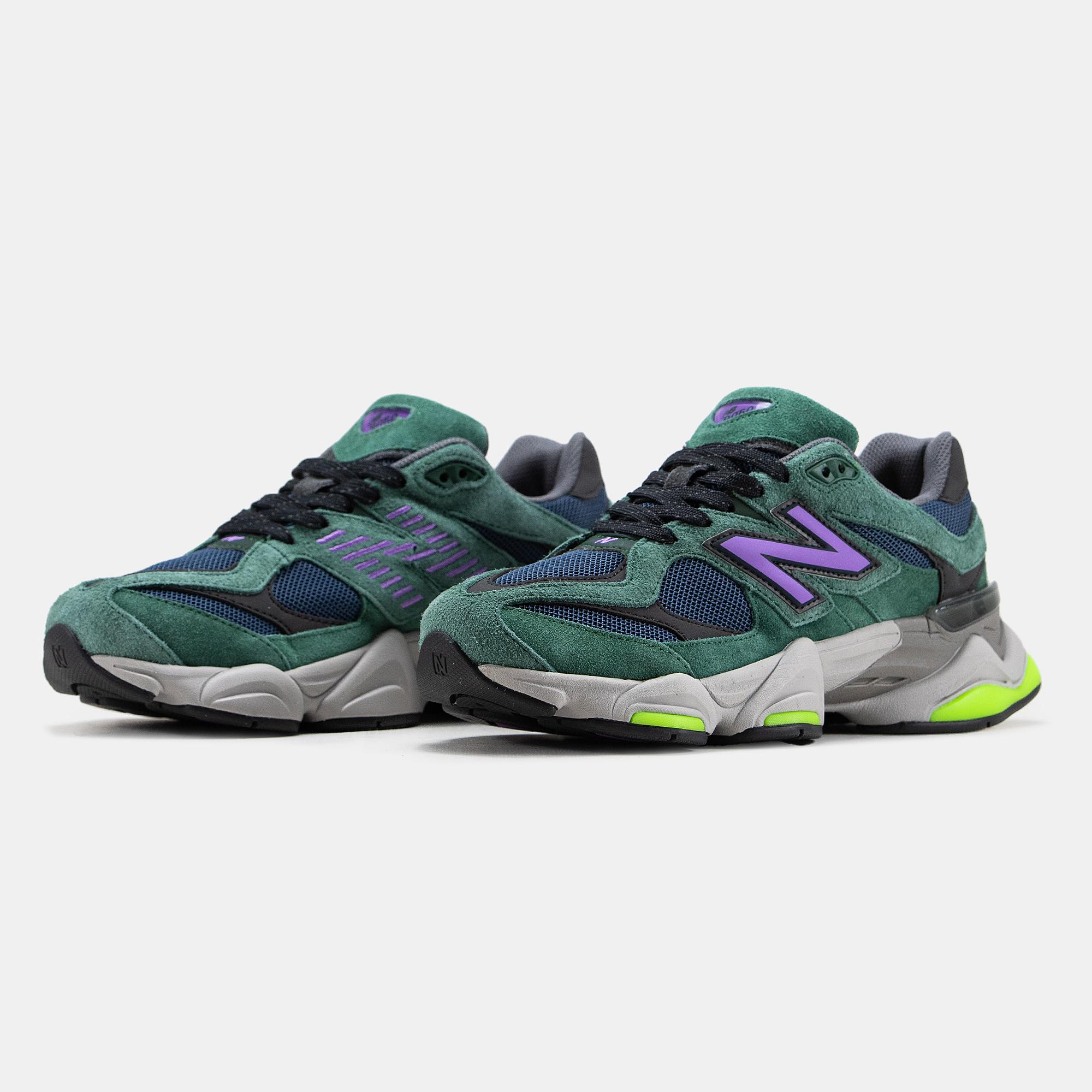 New Balance 9060 Green Purple Navy - изображение 5