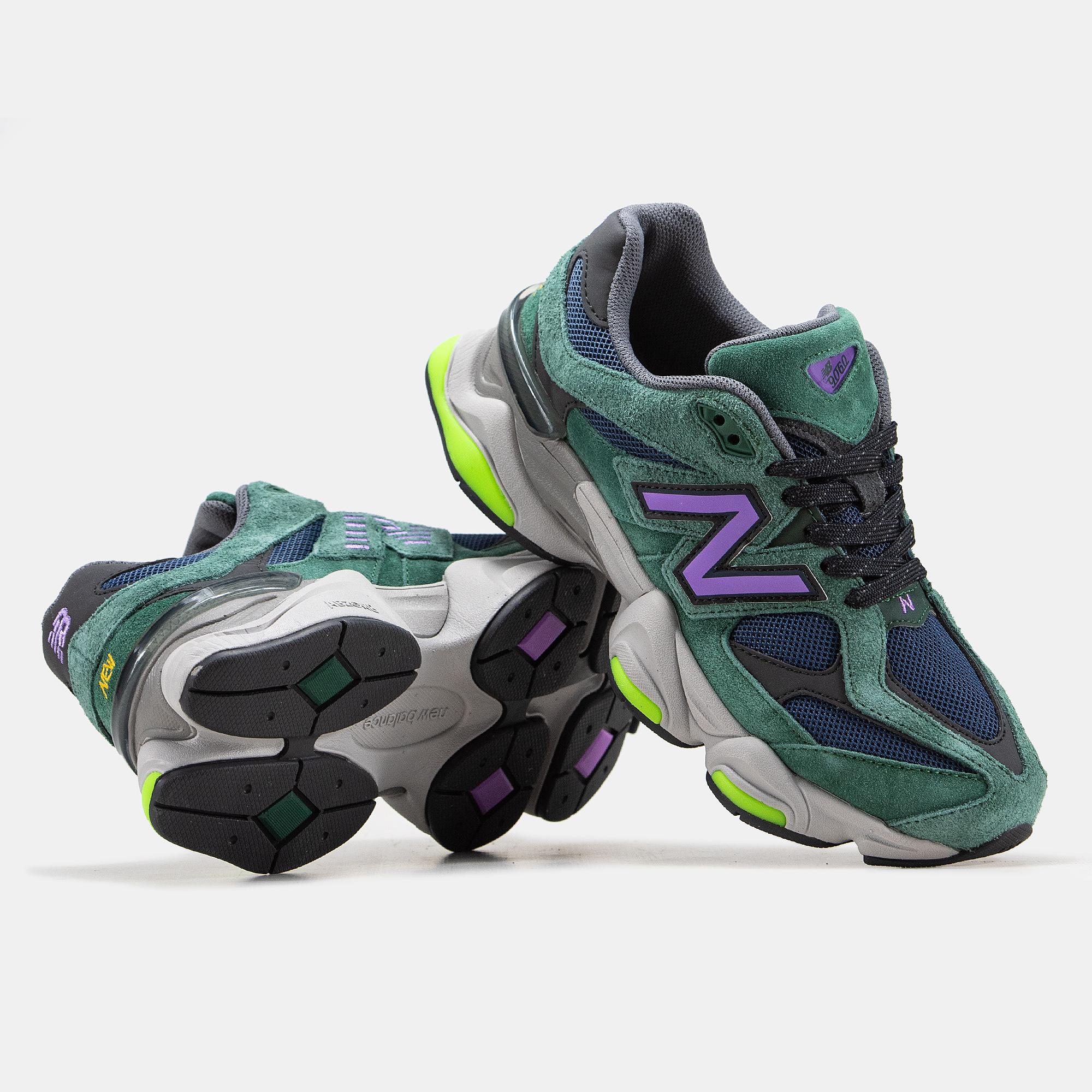 New Balance 9060 Green Purple Navy - изображение 6
