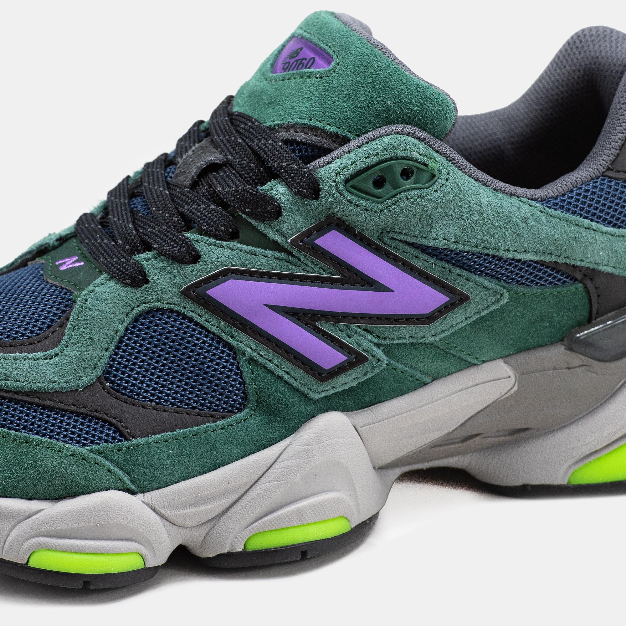 New Balance 9060 Green Purple Navy - изображение 7