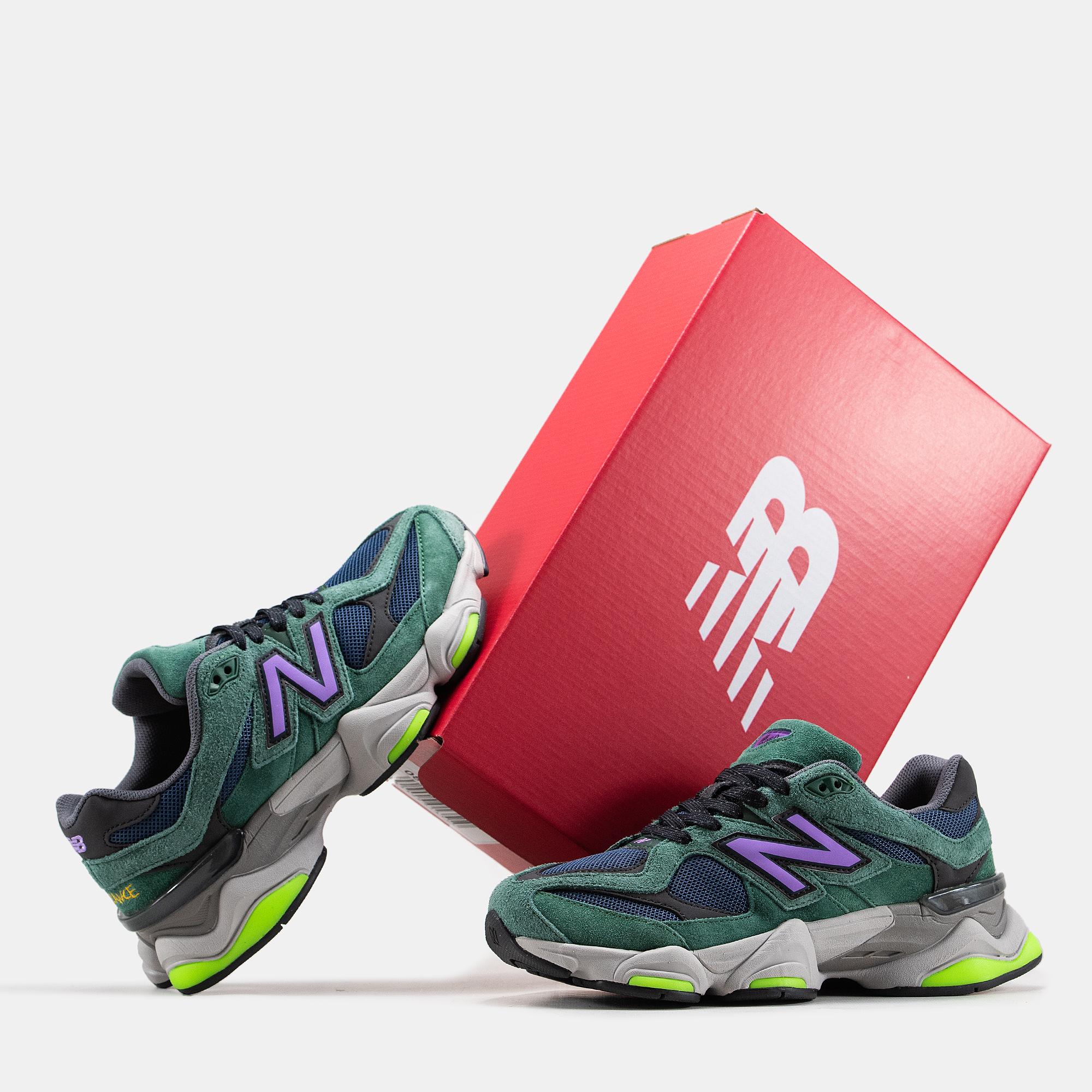 New Balance 9060 Green Purple Navy - изображение 8