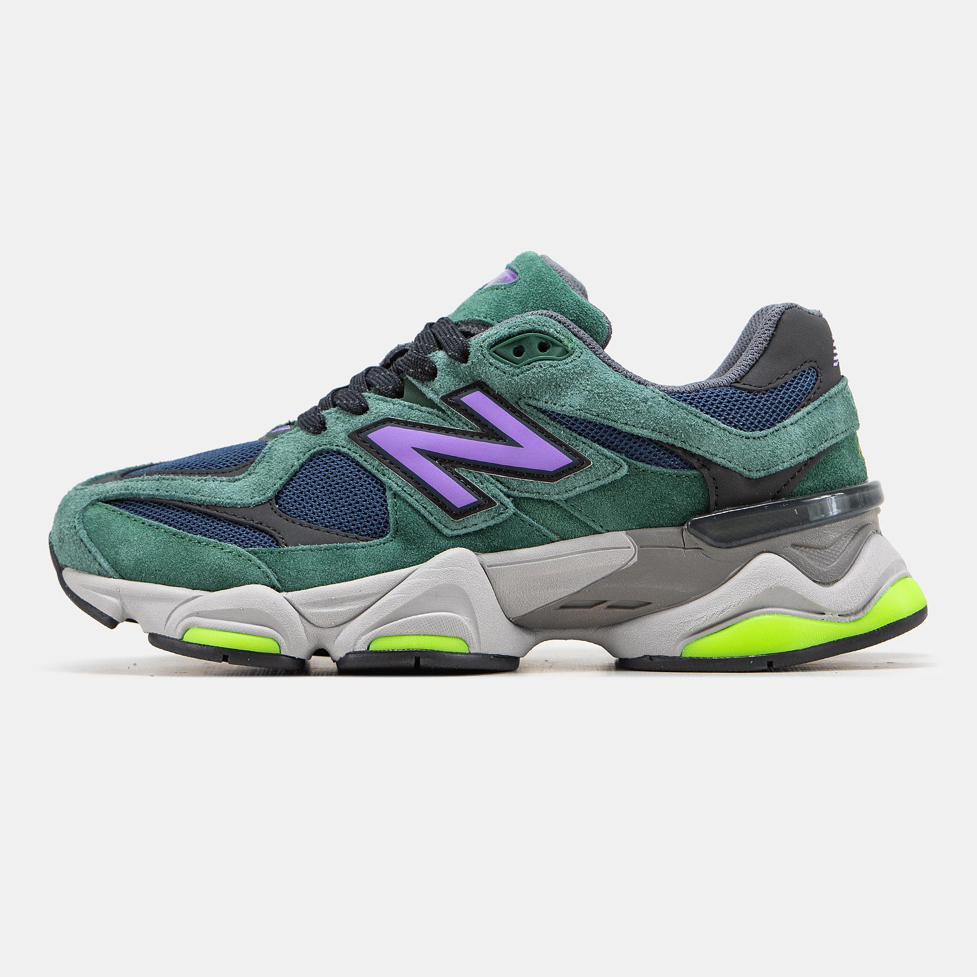 New Balance 9060 Green Purple Navy