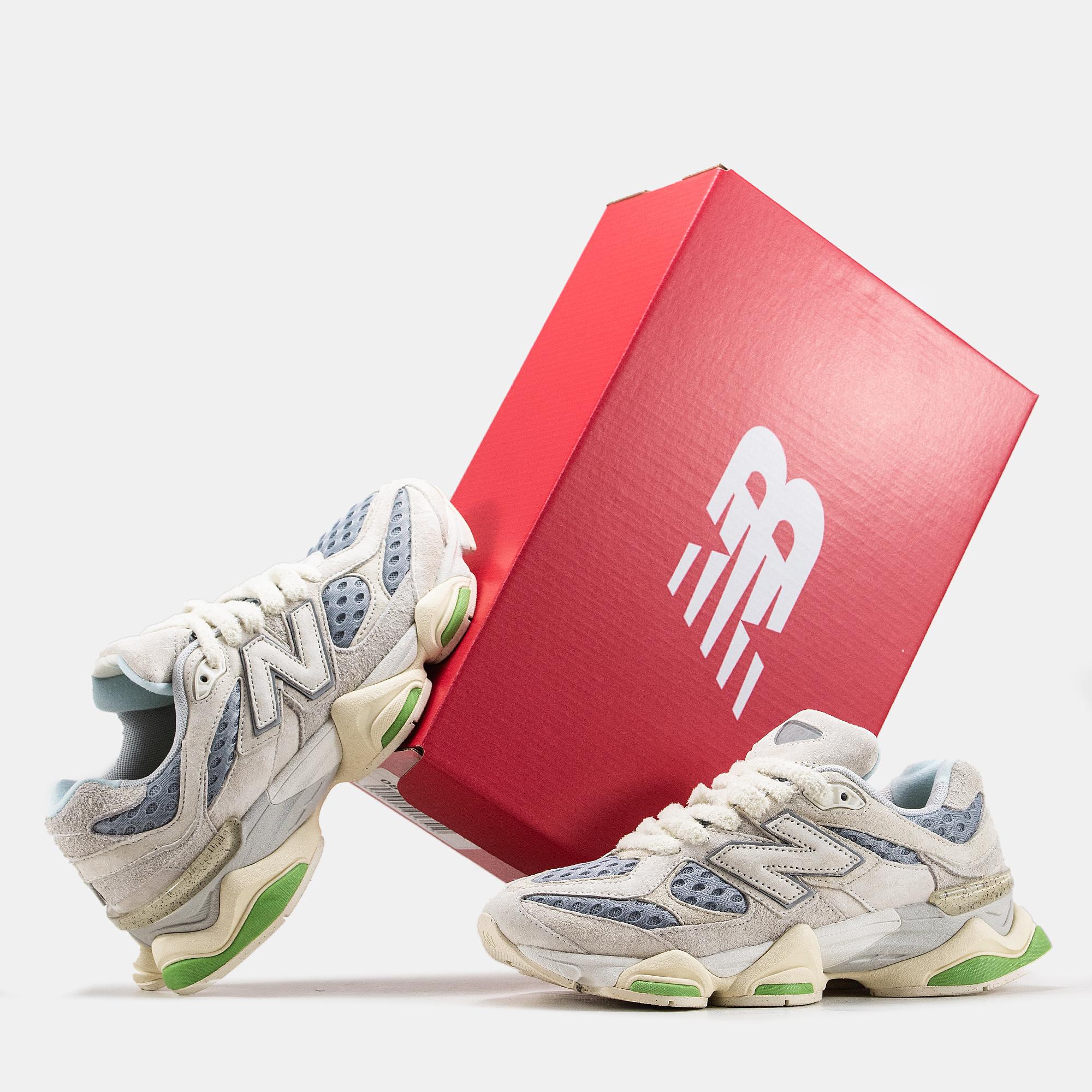 New Balance 9060 Bricks & Wood Cream Mint - изображение 8