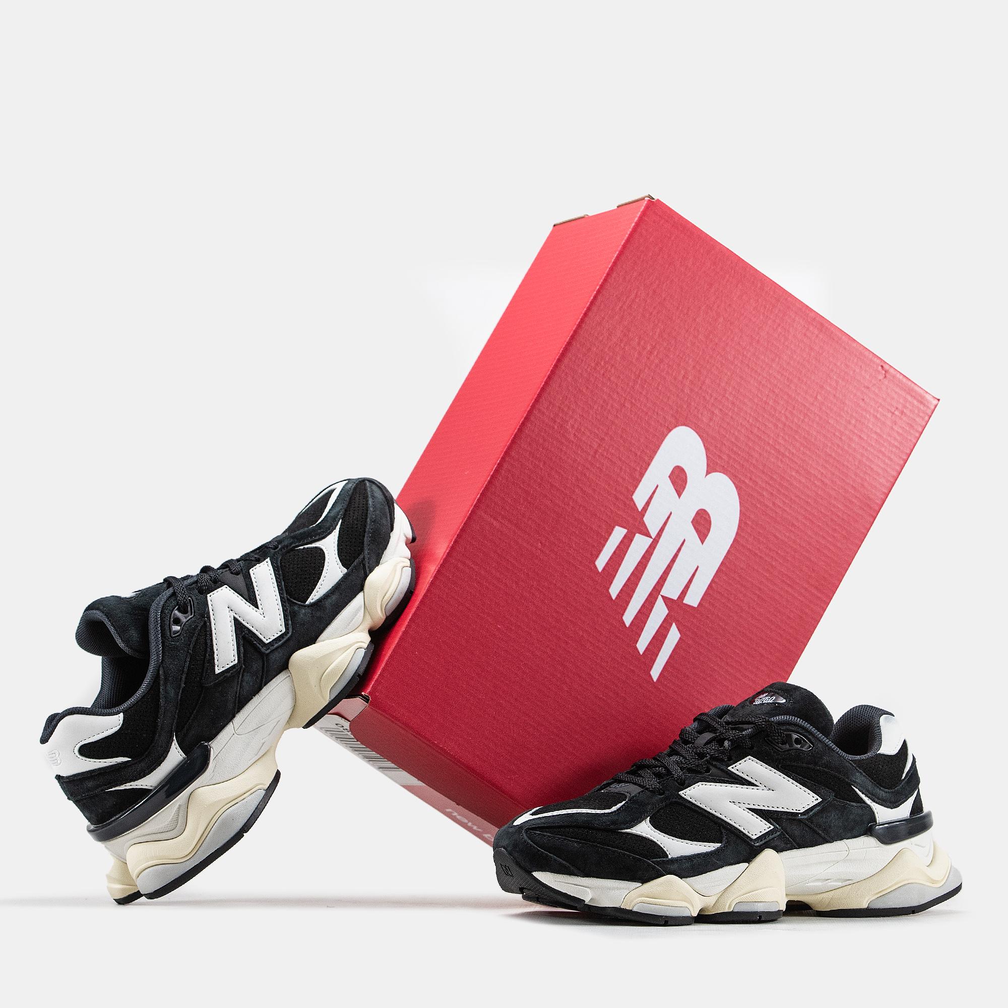 New Balance 9060 Black White Cream - изображение 8